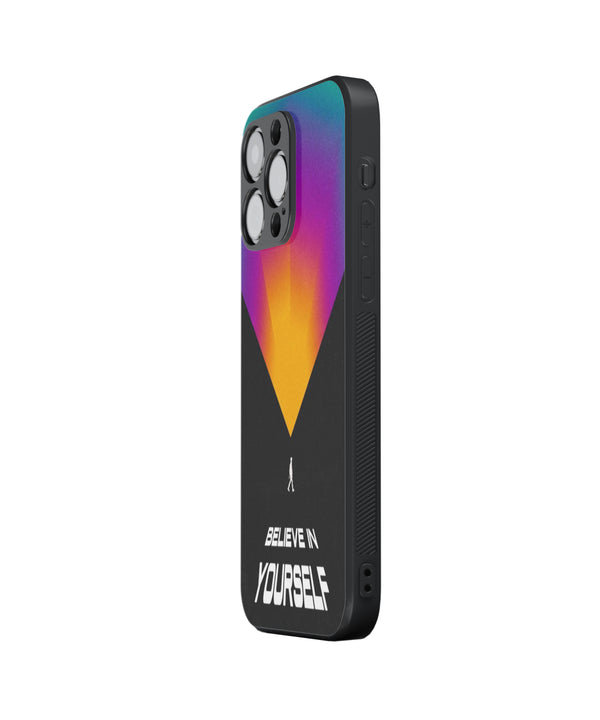 BELIEVE IN YOURSELF  Hybrid Metal TPU Case