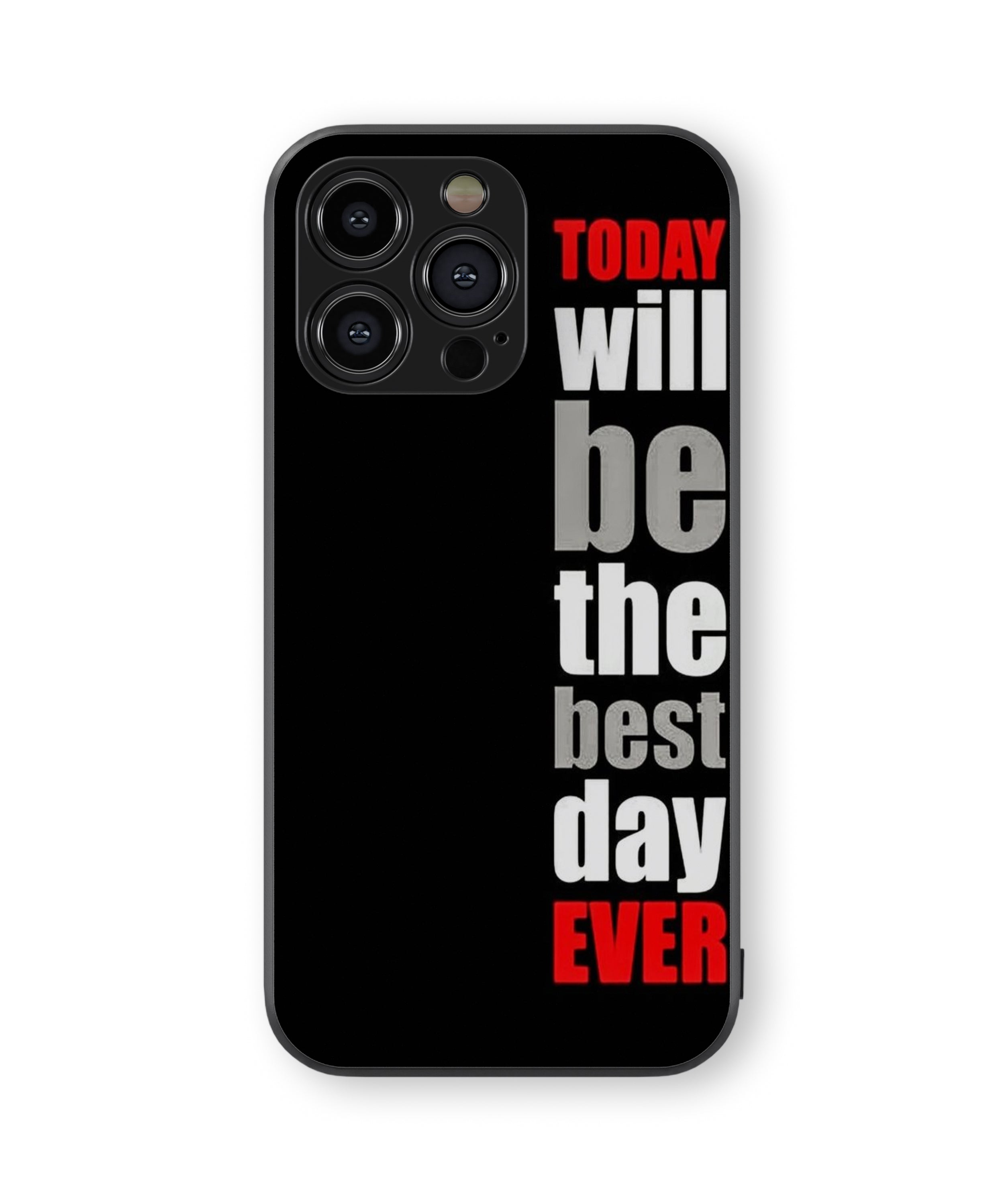 TODAY the best day EVER  Hybrid Metal TPU Case