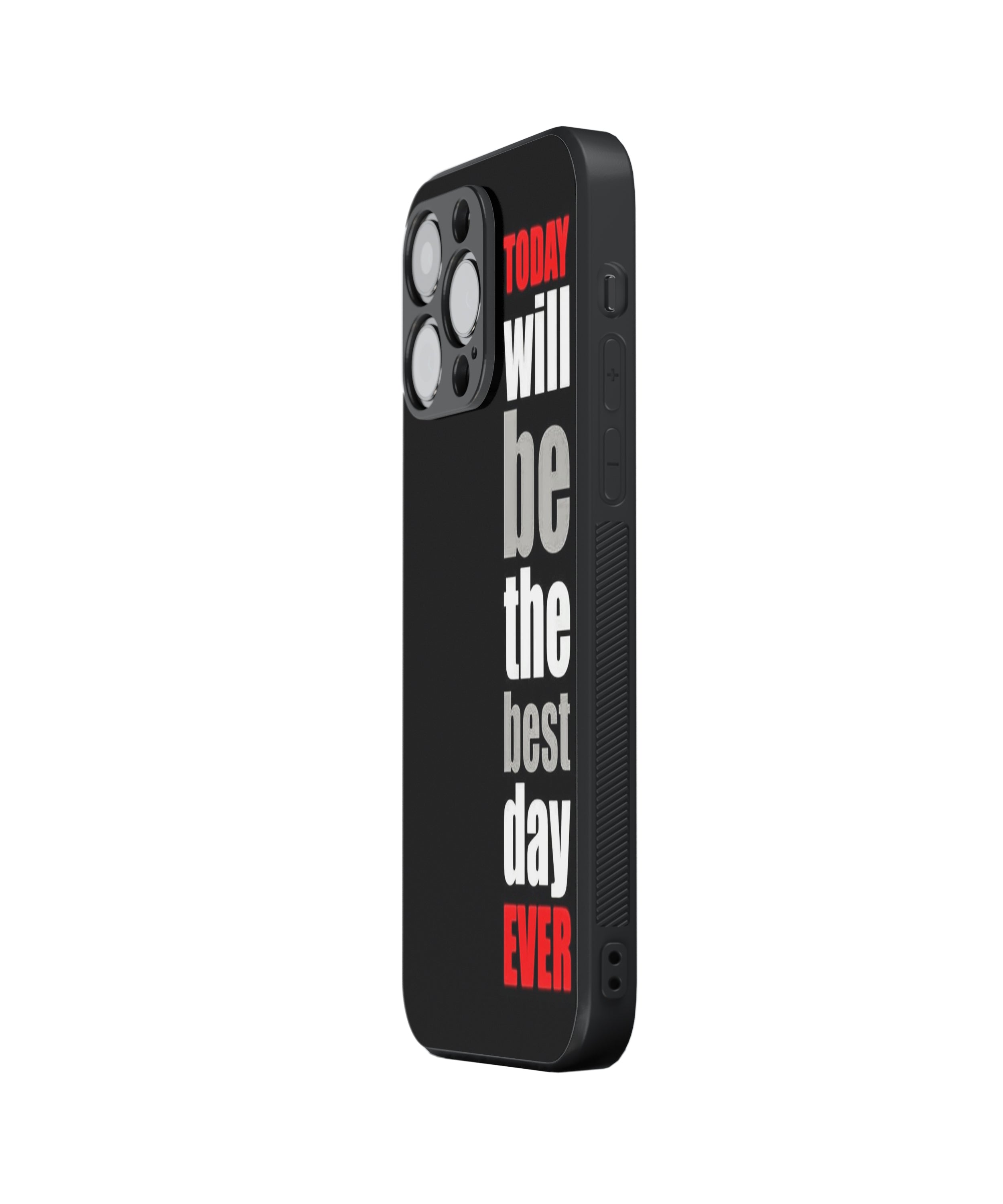 TODAY the best day EVER  Hybrid Metal TPU Case