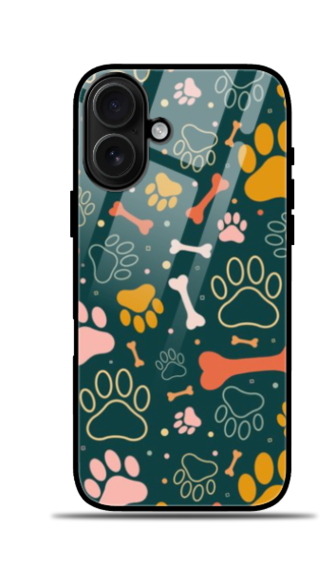 iPhone 16 Green Pet Glass Case