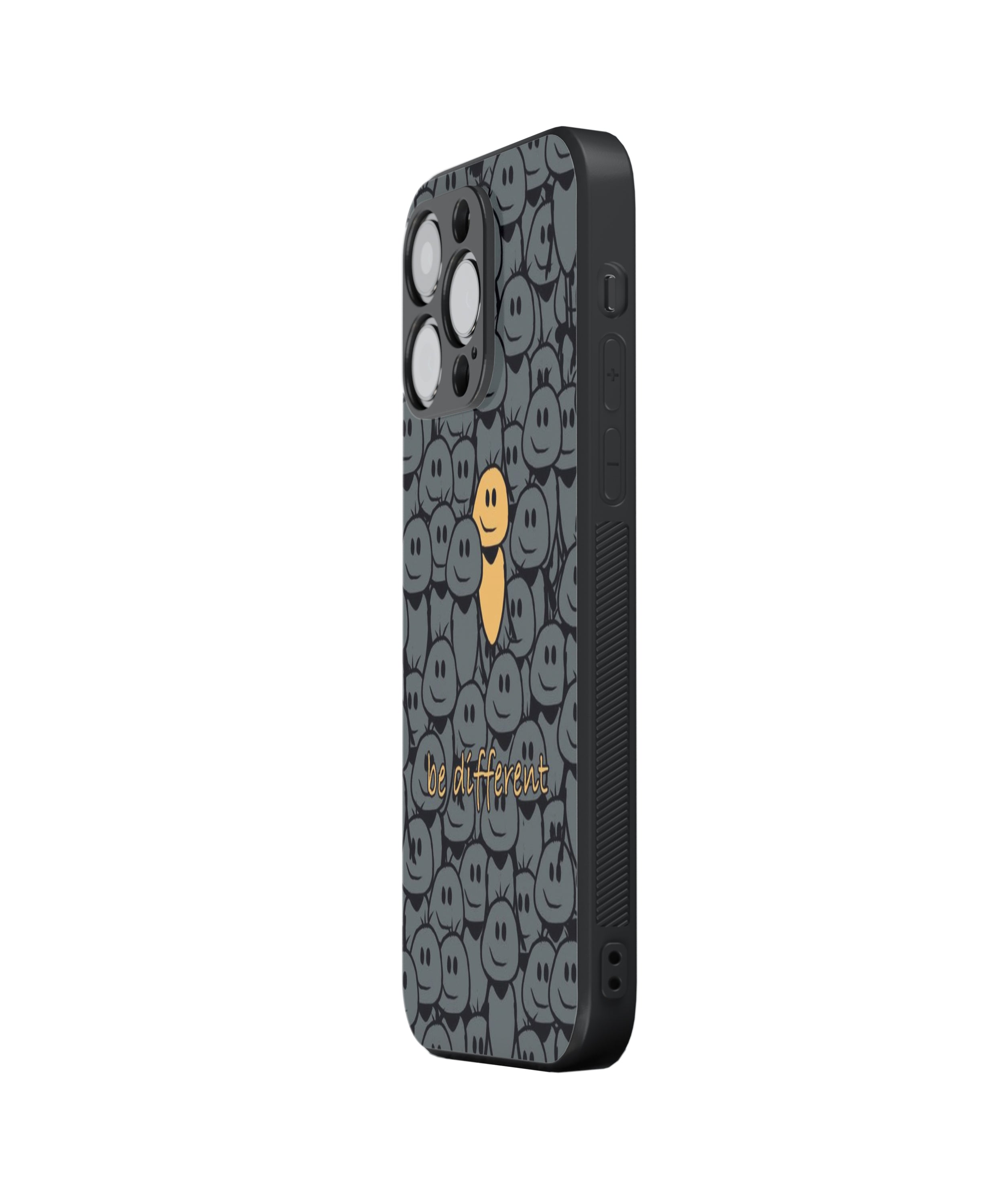 Be different Hybrid Metal TPU Case