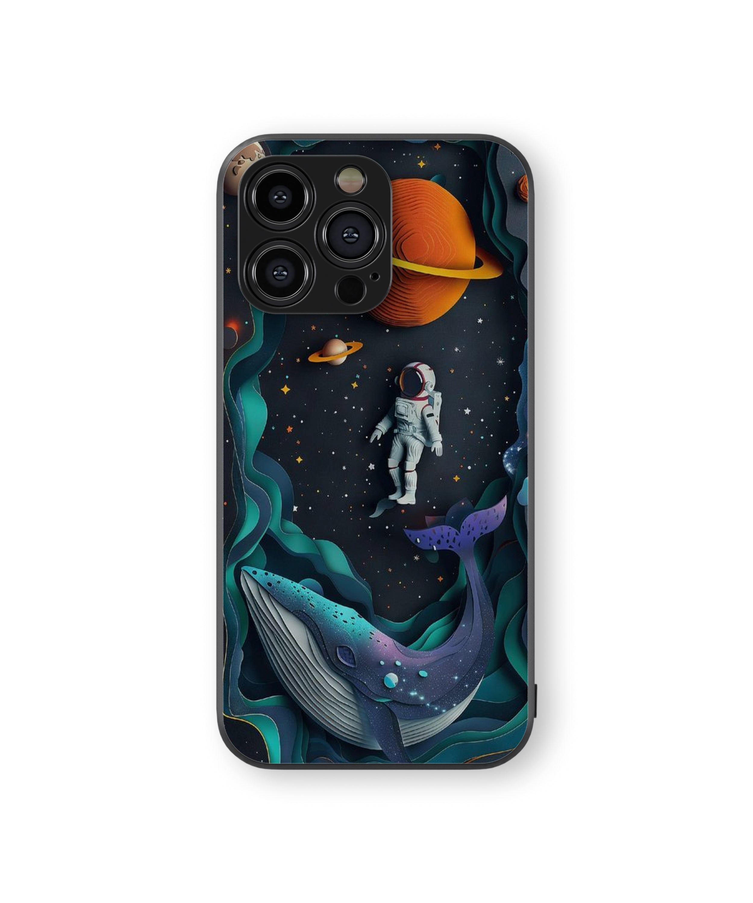 FISH & Astronaut Hybrid Metal TPU Case