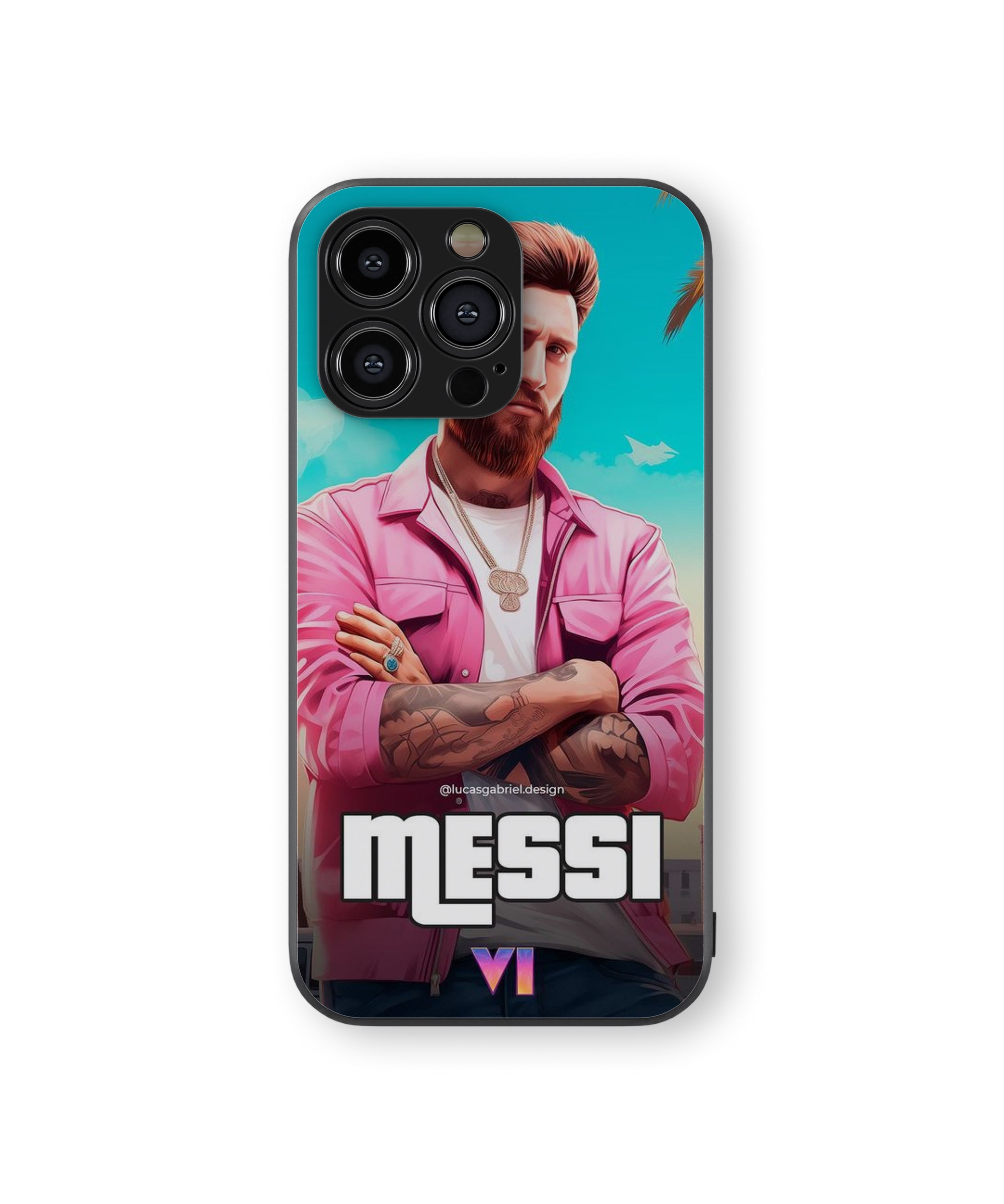 Messi Hybrid Metal TPU Case