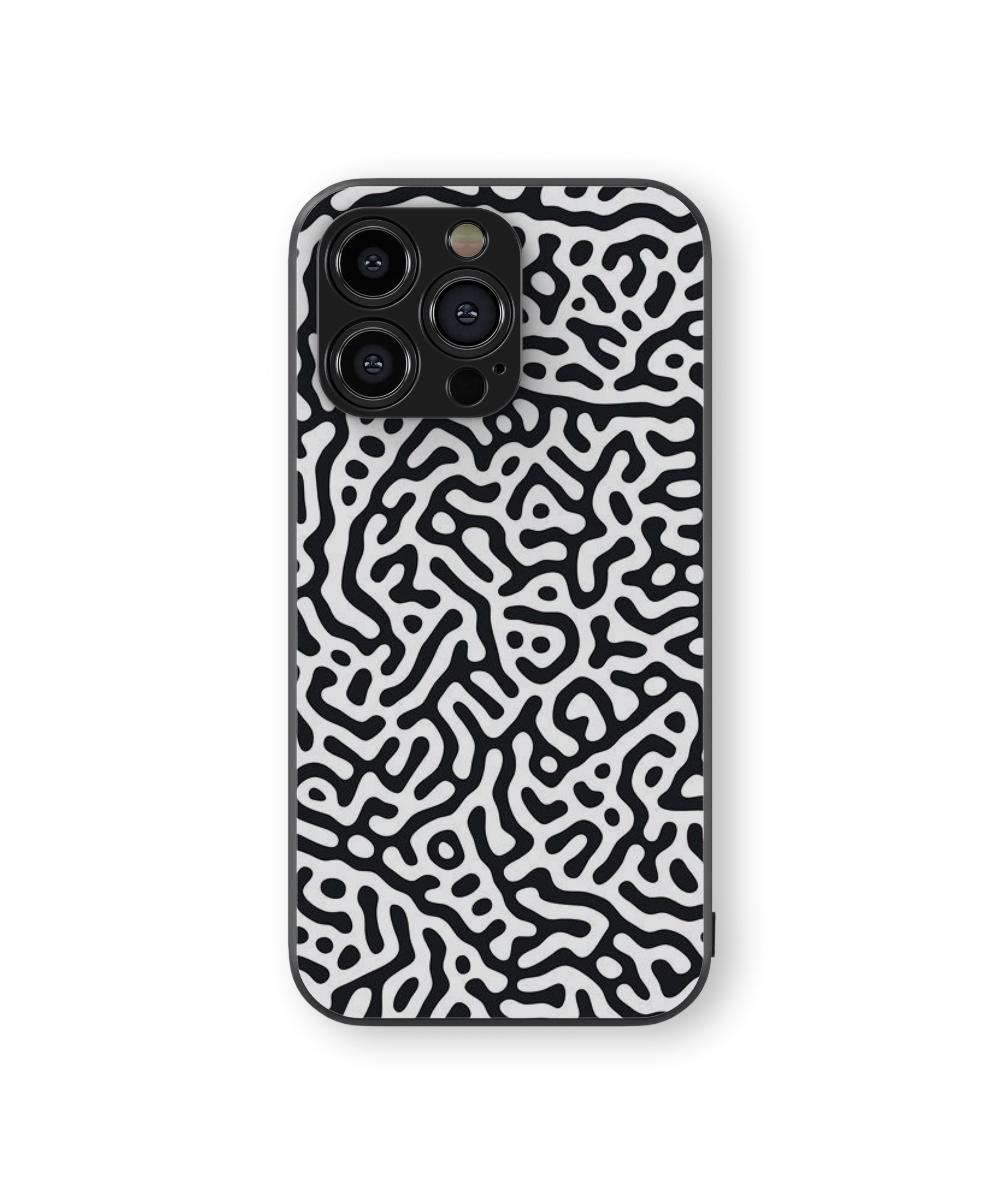 Seamless Trendy Pattern Hybrid Metal TPU Case
