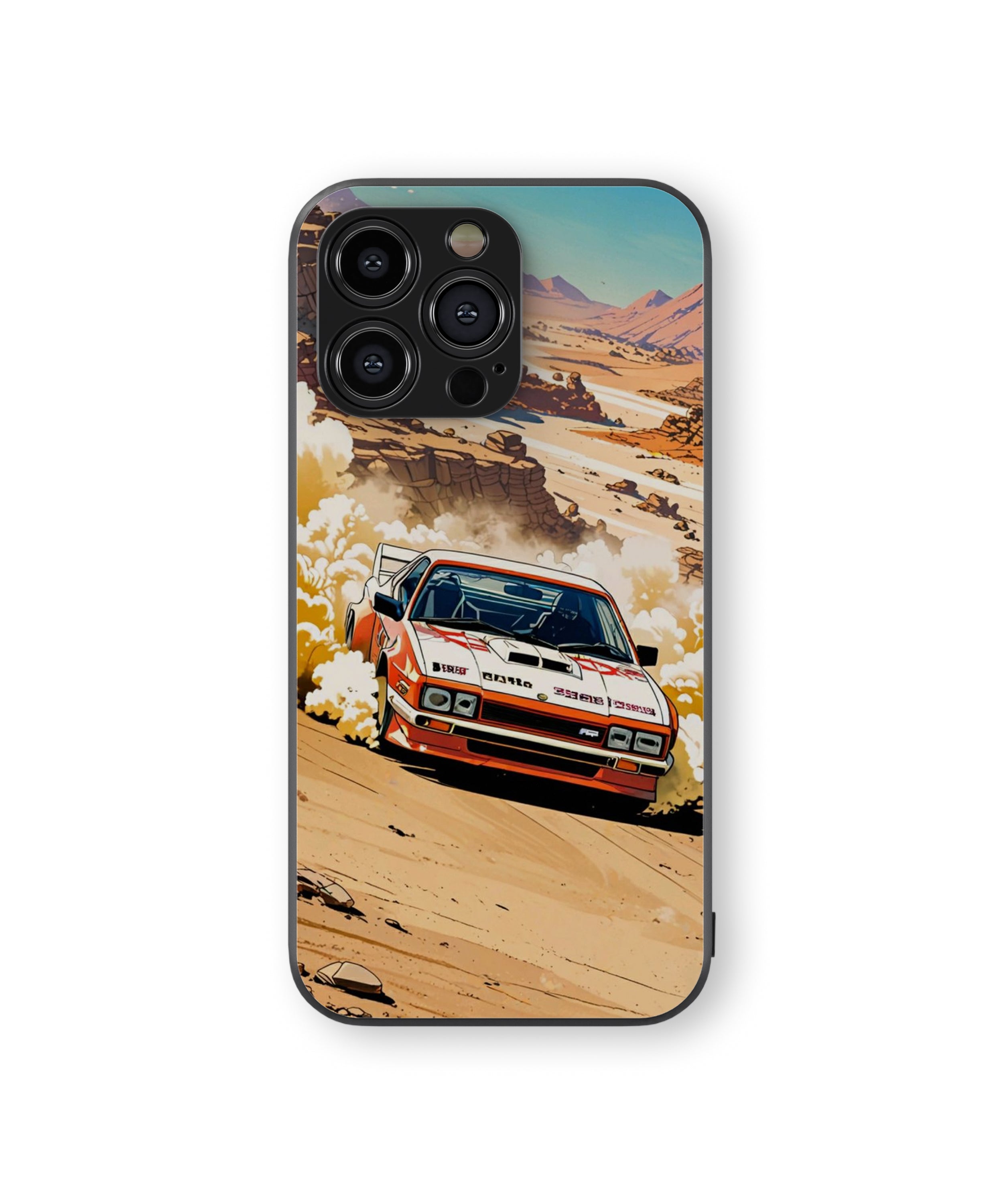Vintage Car Hybrid Metal TPU Case
