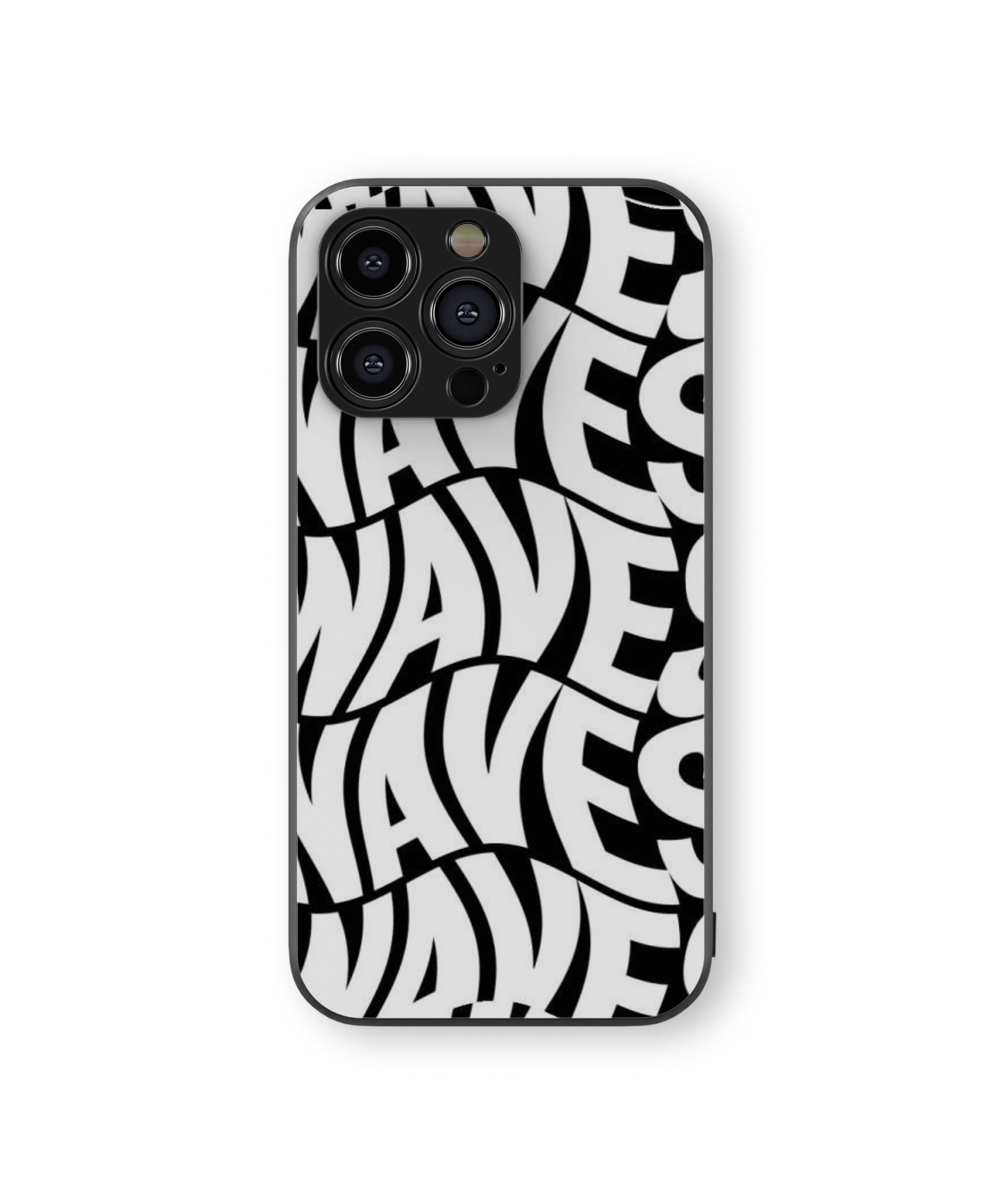 Wave Pattern Hybrid Metal TPU Case