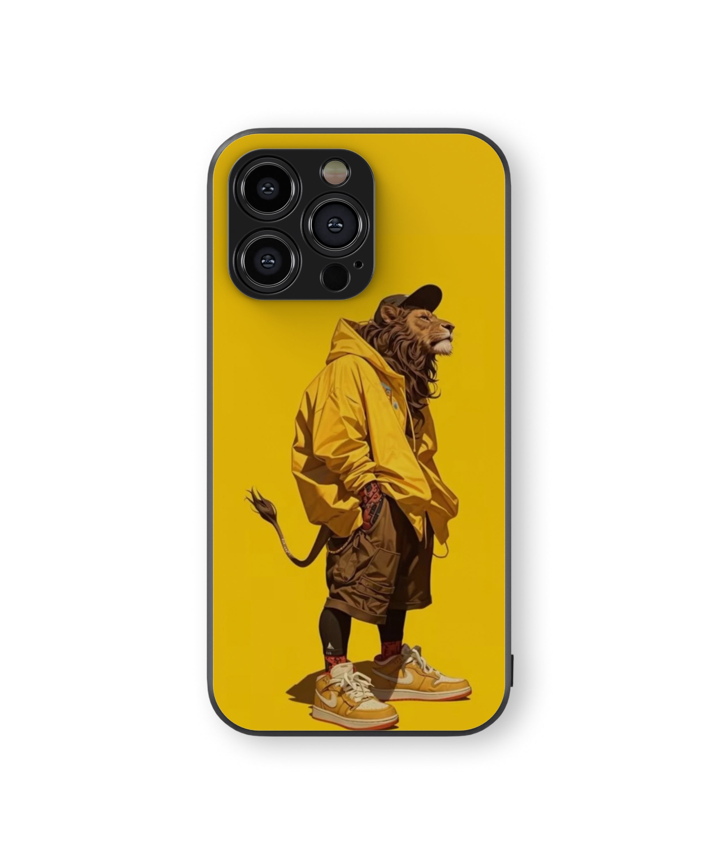 Lion Hybrid Metal TPU Case
