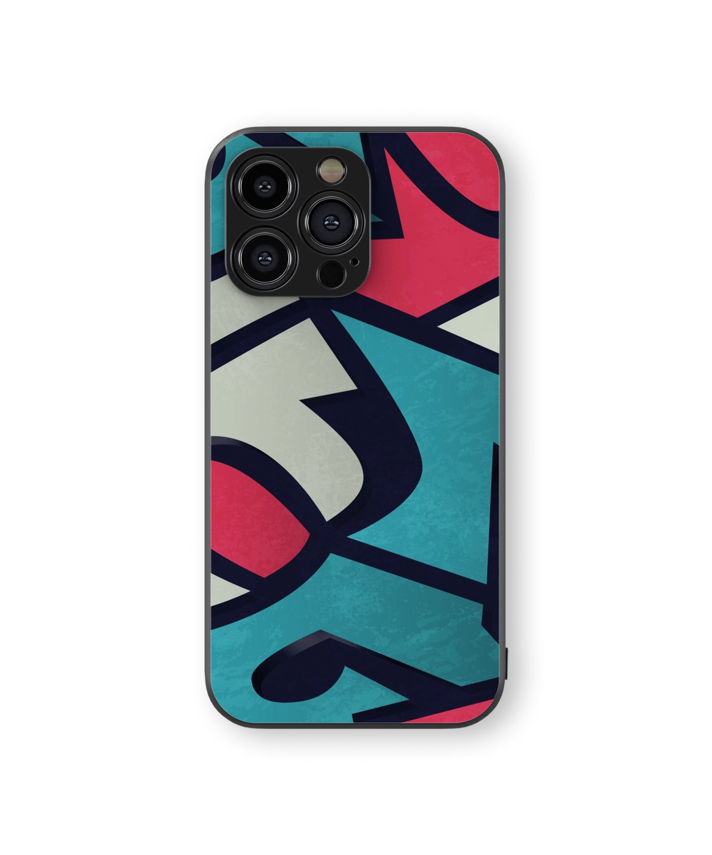 Skateboard Pattern Hybrid Metal TPU Case