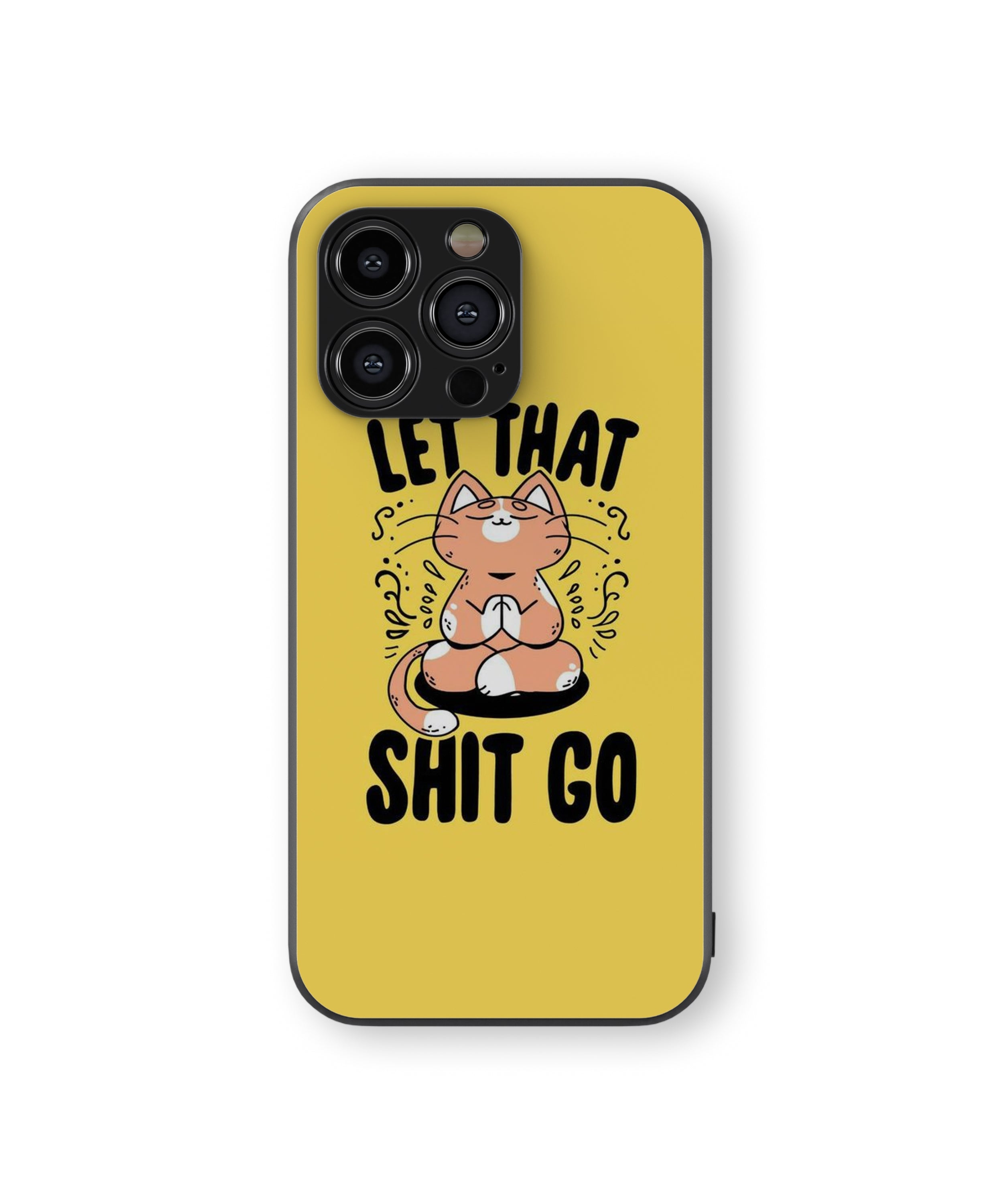 Let That Shit Go Hybrid Metal TPU Case