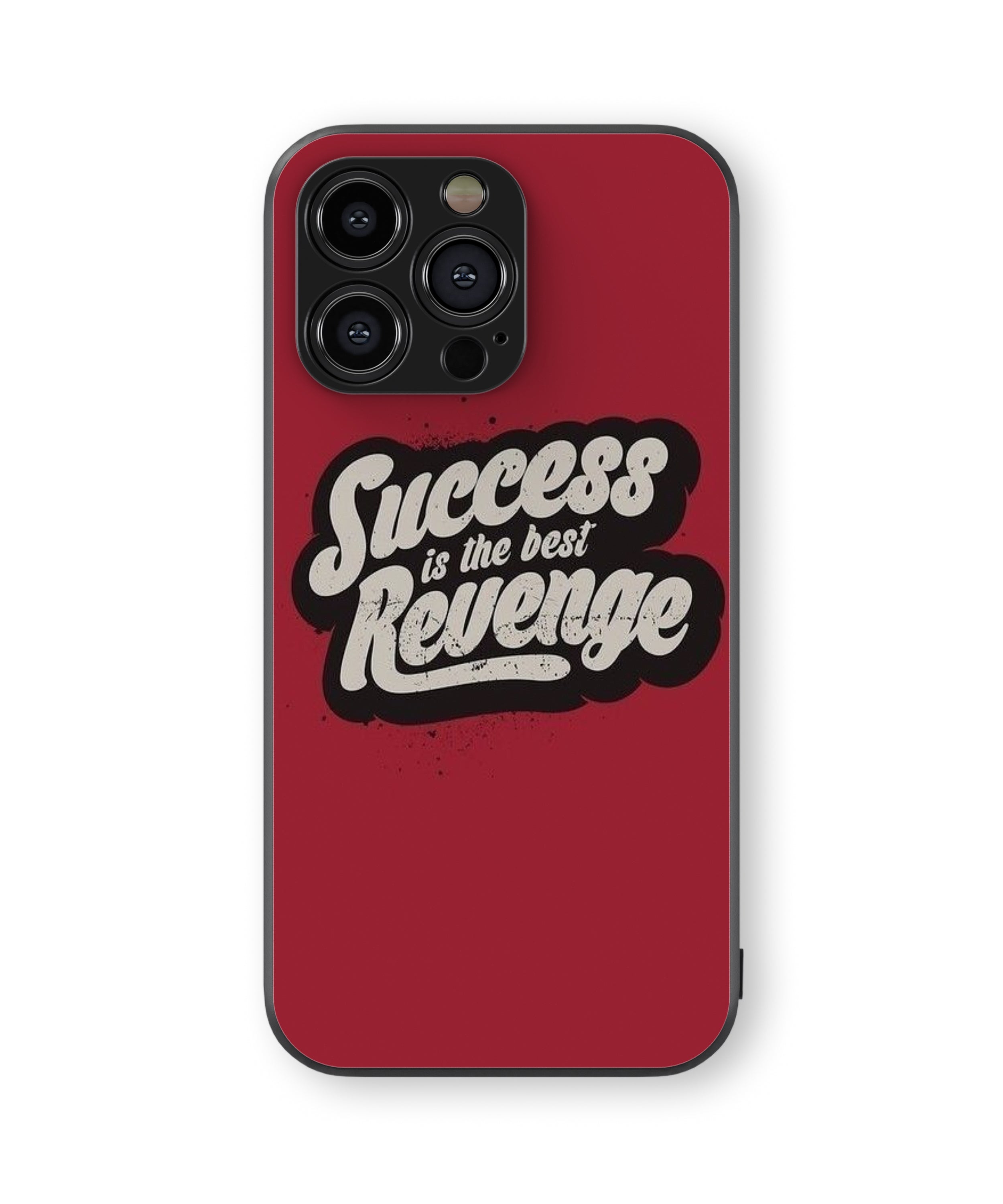 Success is the best Revenge Hybrid Metal TPU Case