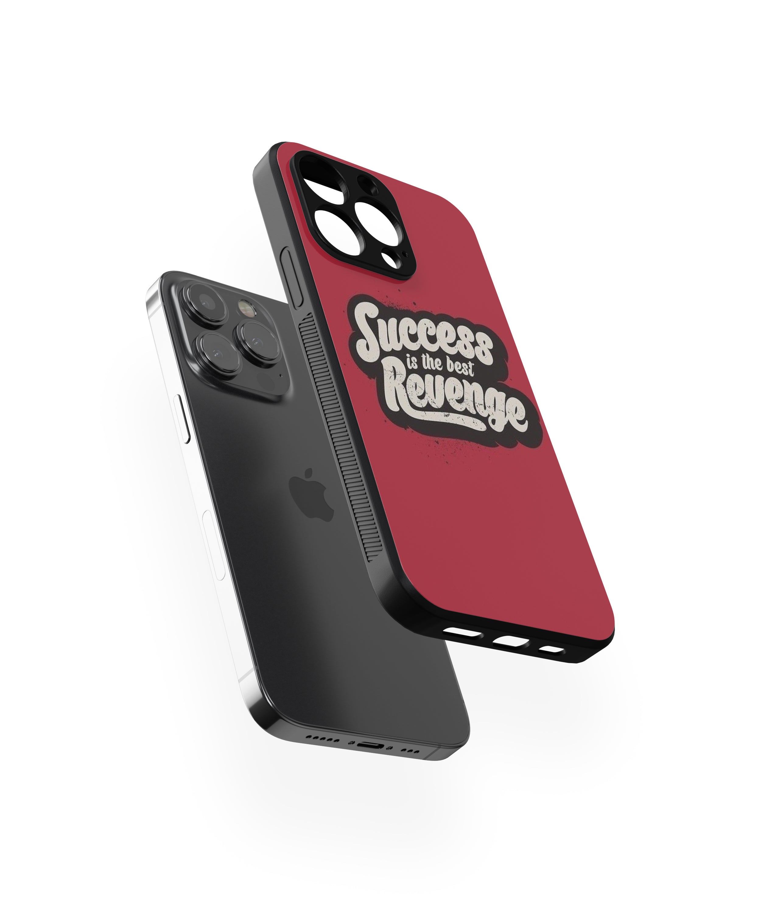 Success is the best Revenge Hybrid Metal TPU Case