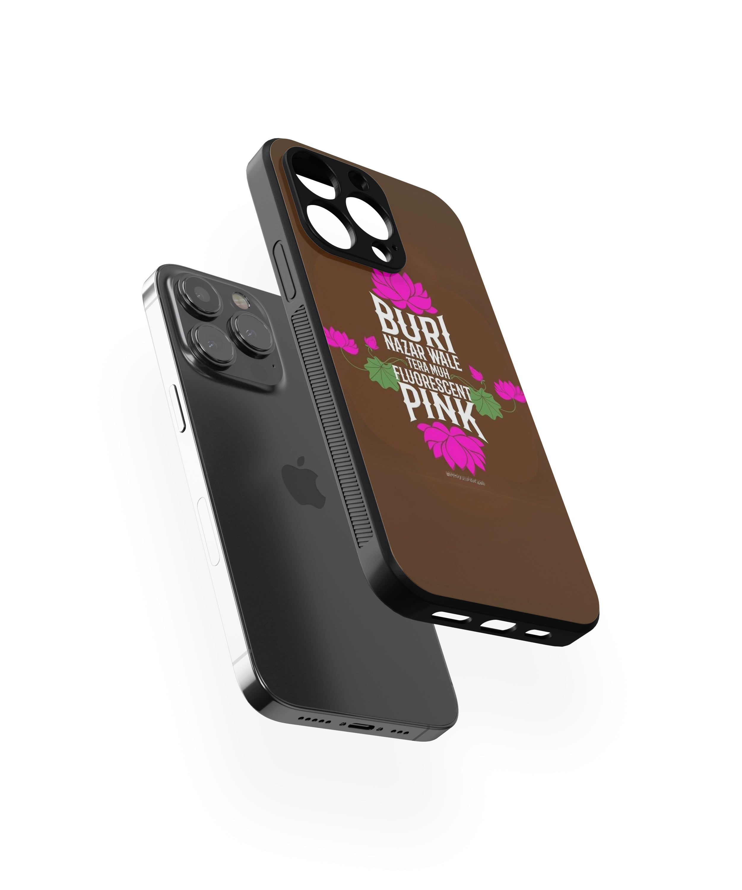 BURI NAZAR WALE TERA MUH FLUORESCENT PINK  Hybrid Metal TPU Case