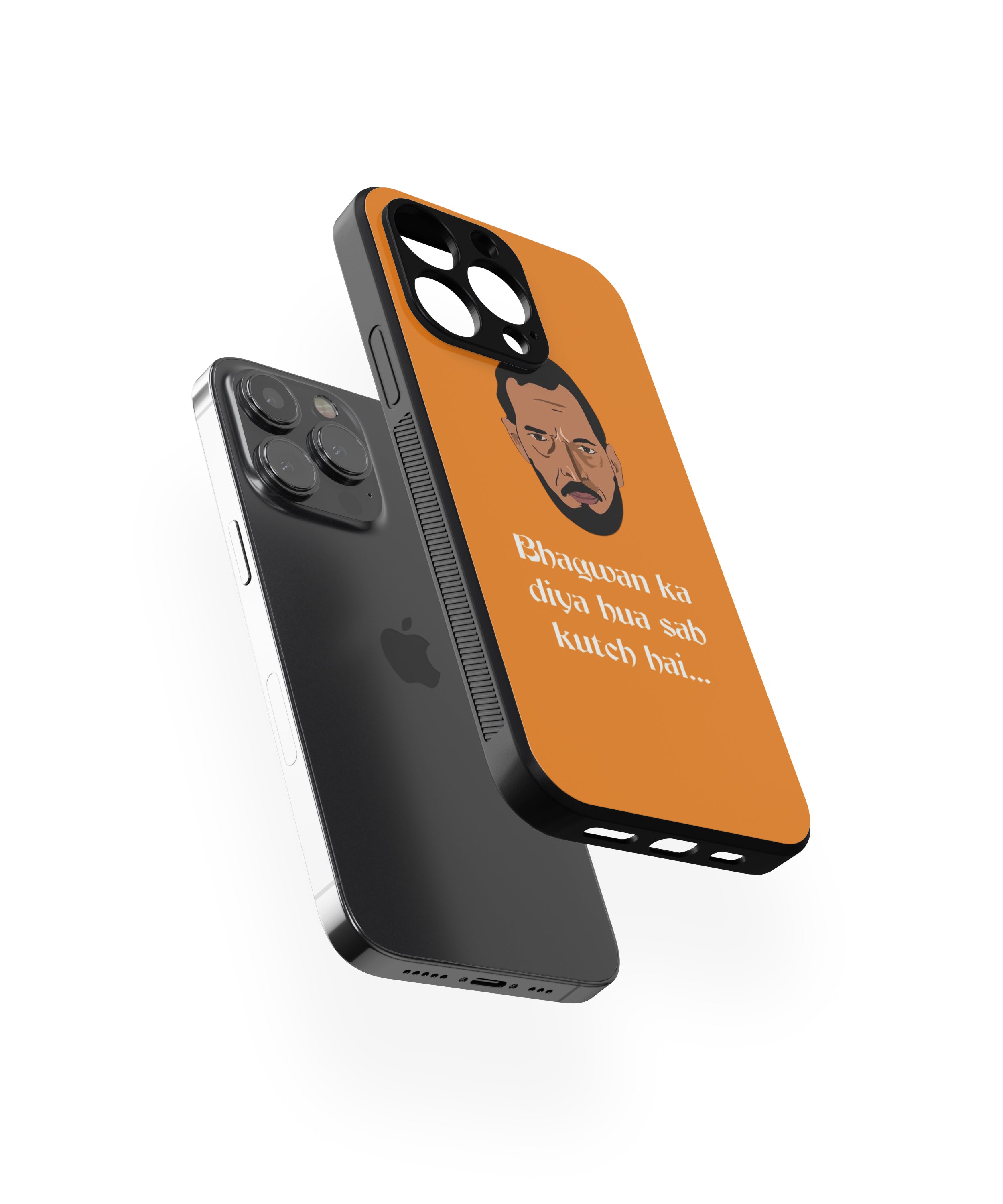 Bhagwan ka diya hau sab kuch hai Hybrid Metal TPU Case