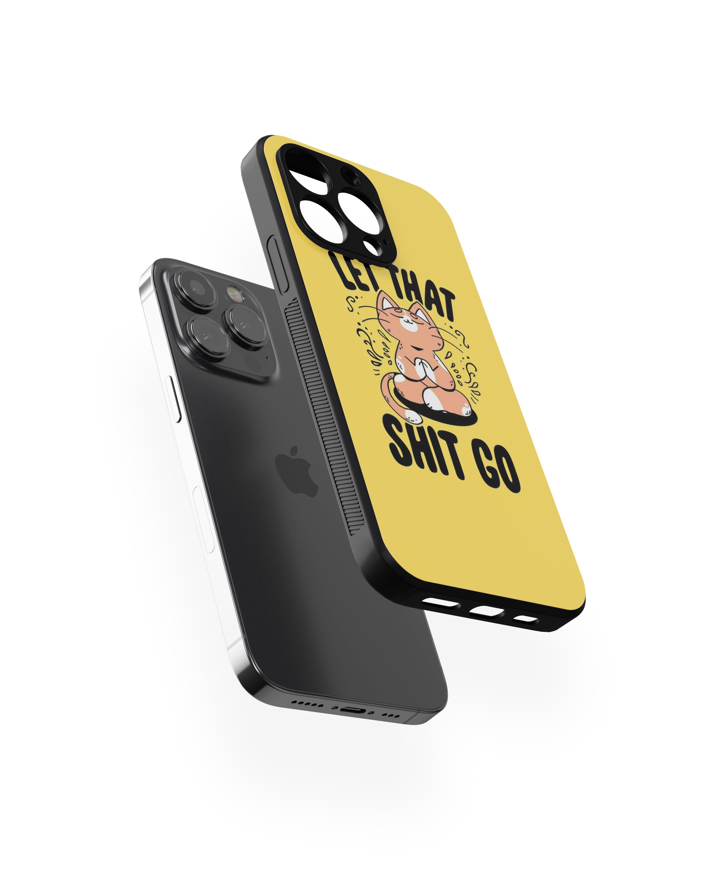 Let That Shit Go Hybrid Metal TPU Case
