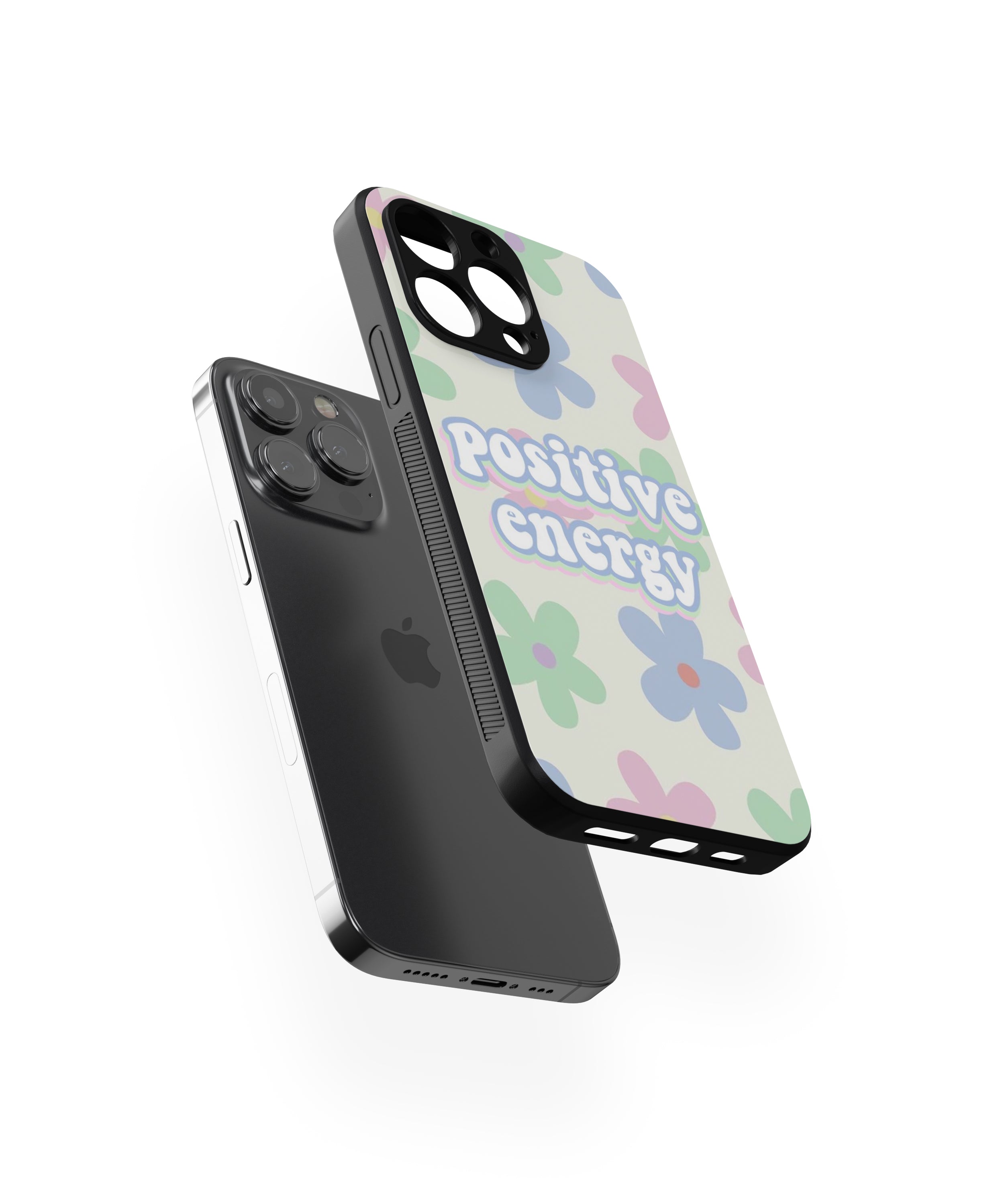 positive energy Hybrid Metal TPU Case