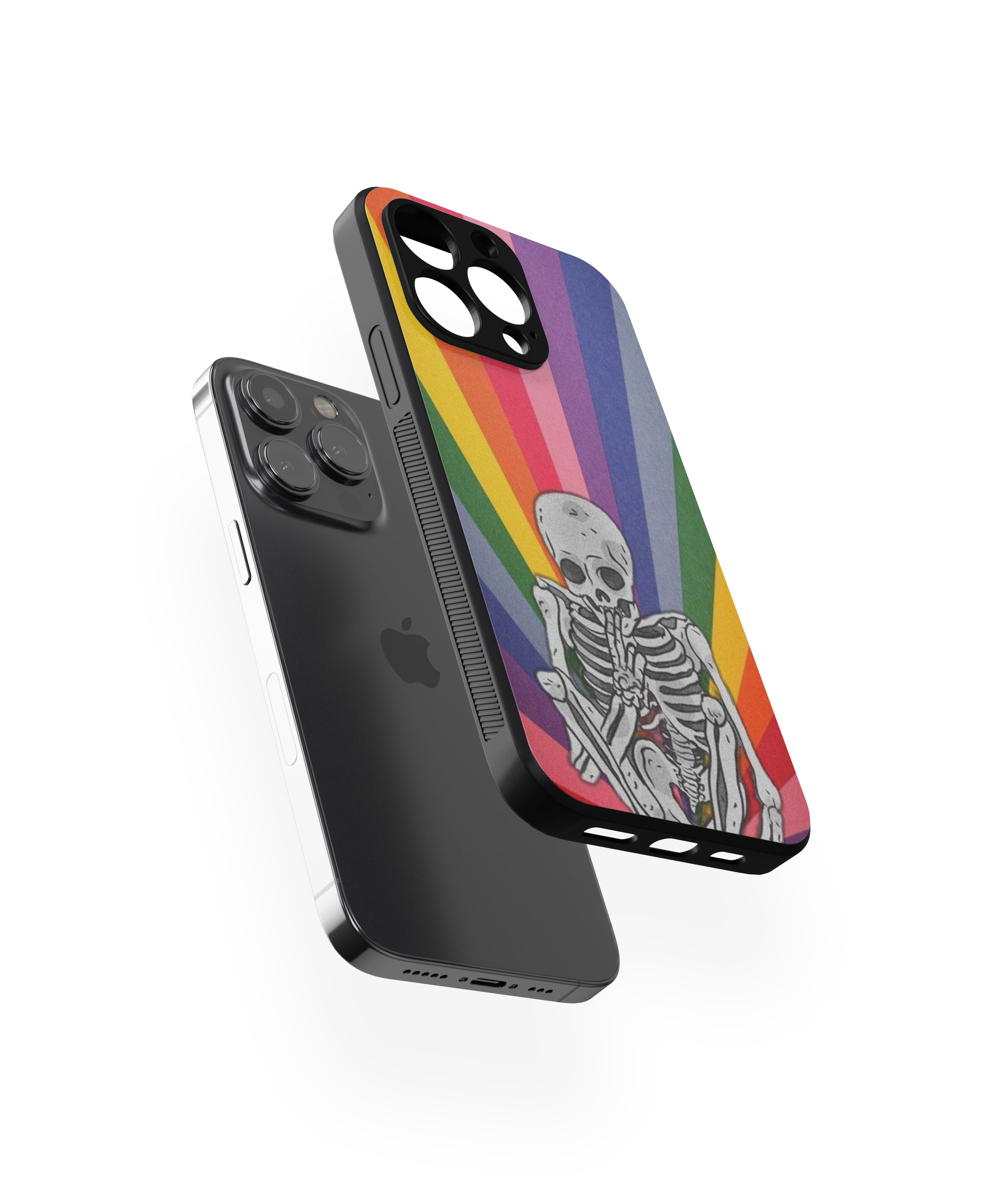 Skeleton Hybrid Metal TPU Case – CaseCue Skeleton Hybrid Metal TPU Case – CaseCue