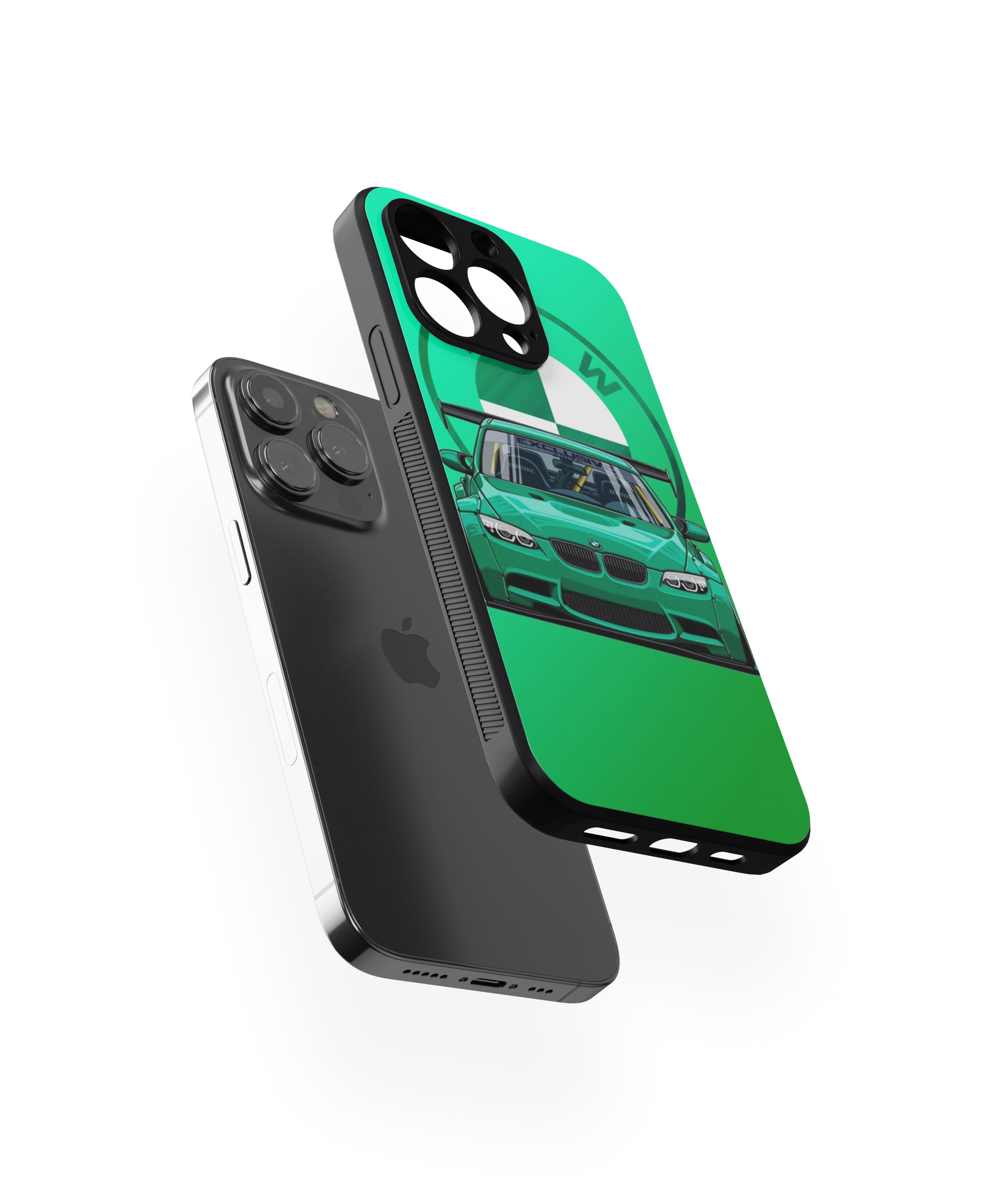 BMW GREEN Hybrid Metal TPU Case
