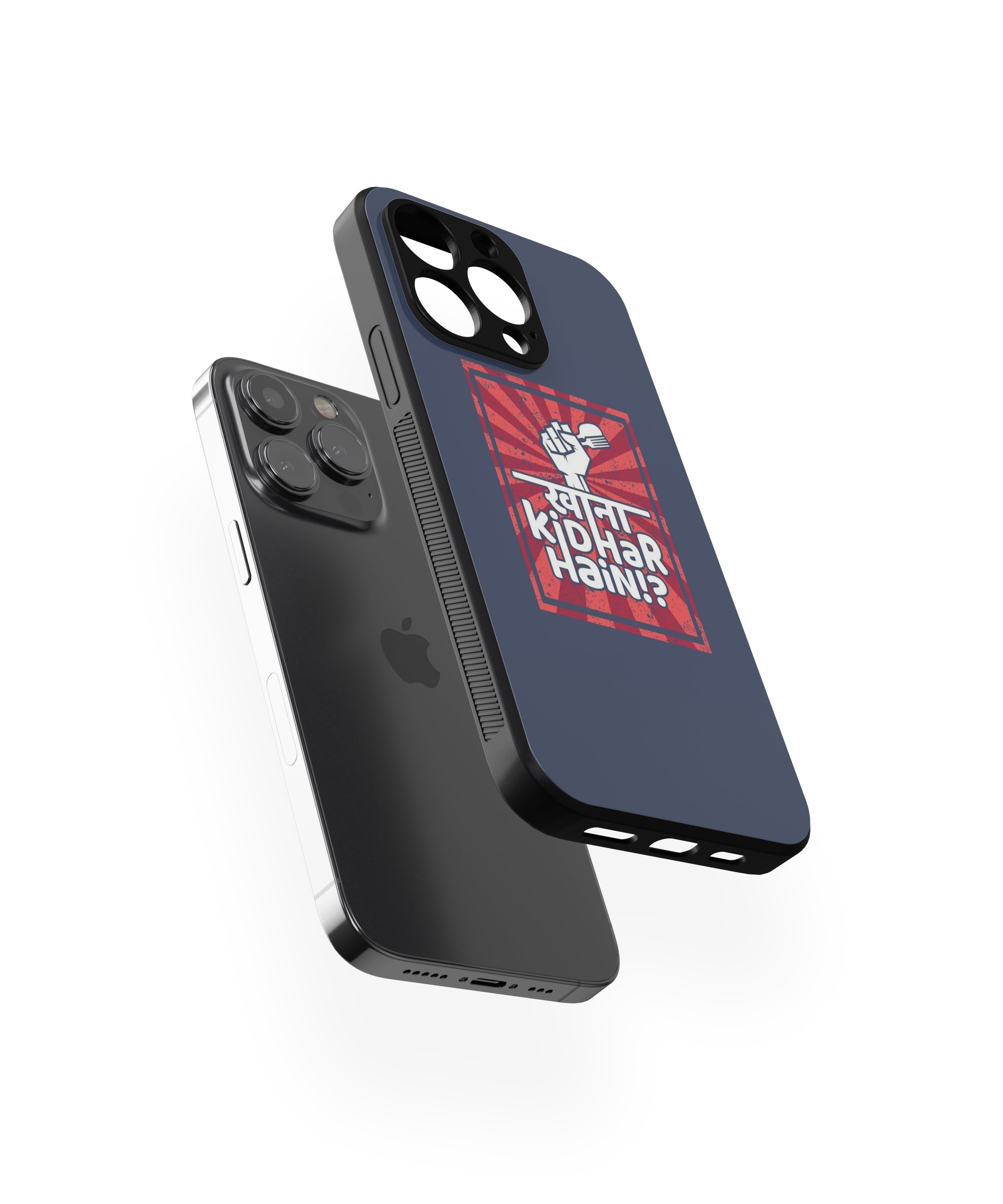 Khana Kidhar Hai Hybrid Metal TPU Case