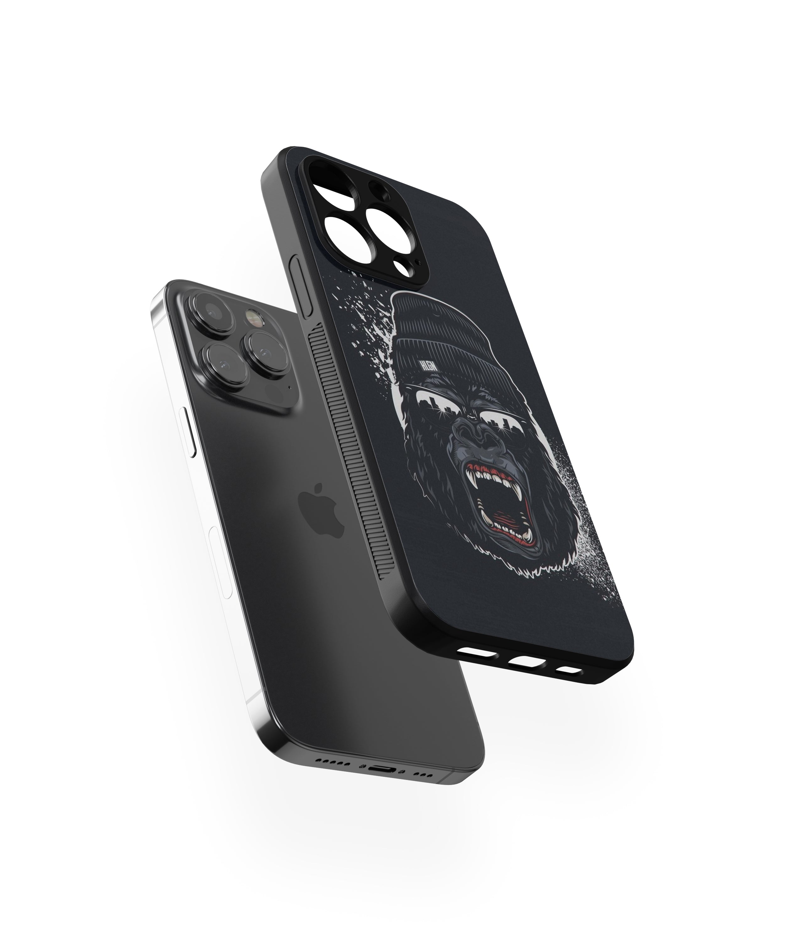 Black Monkey Hybrid Metal TPU Case