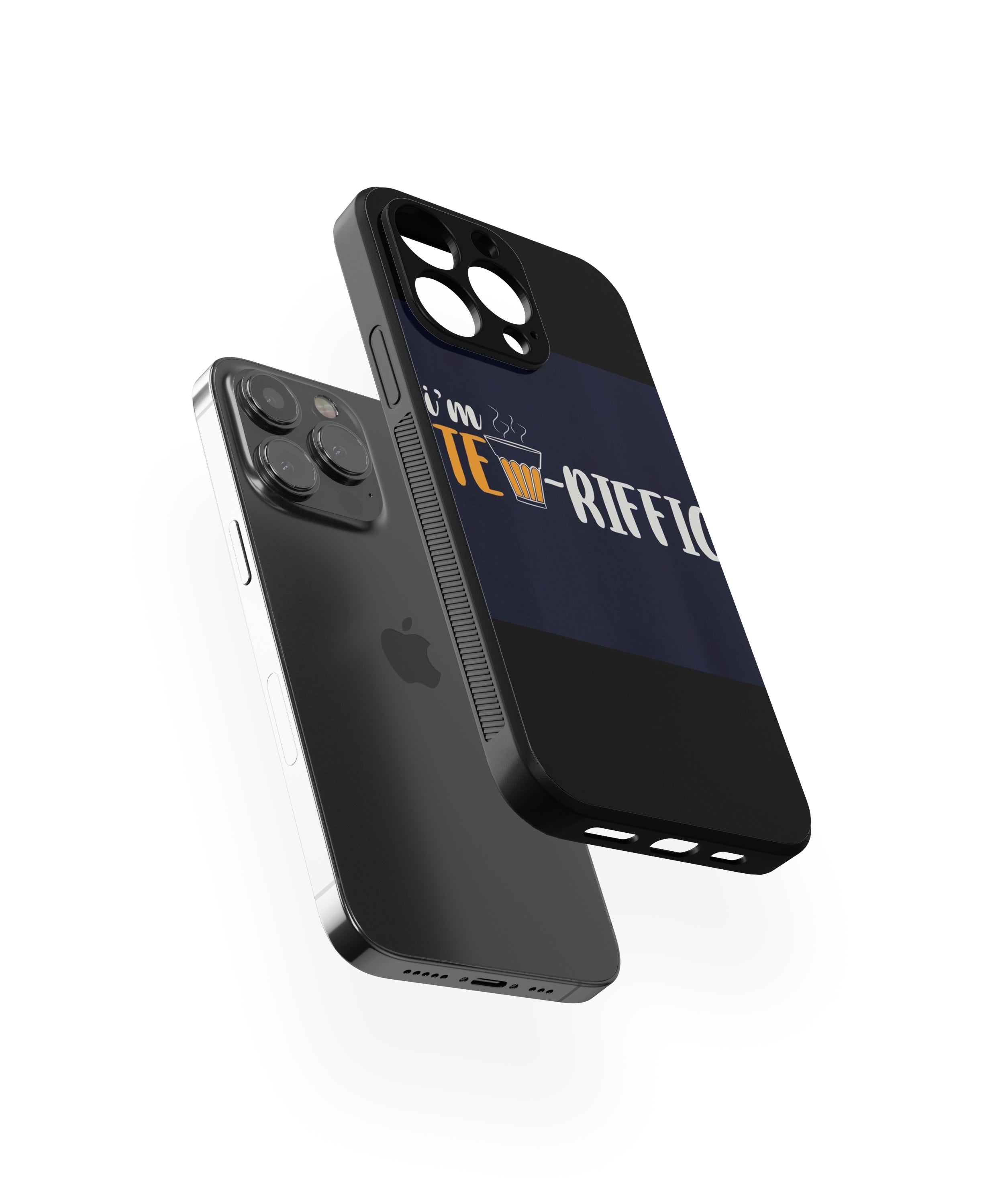I am TEA-RIFFIC Hybrid Metal TPU Case