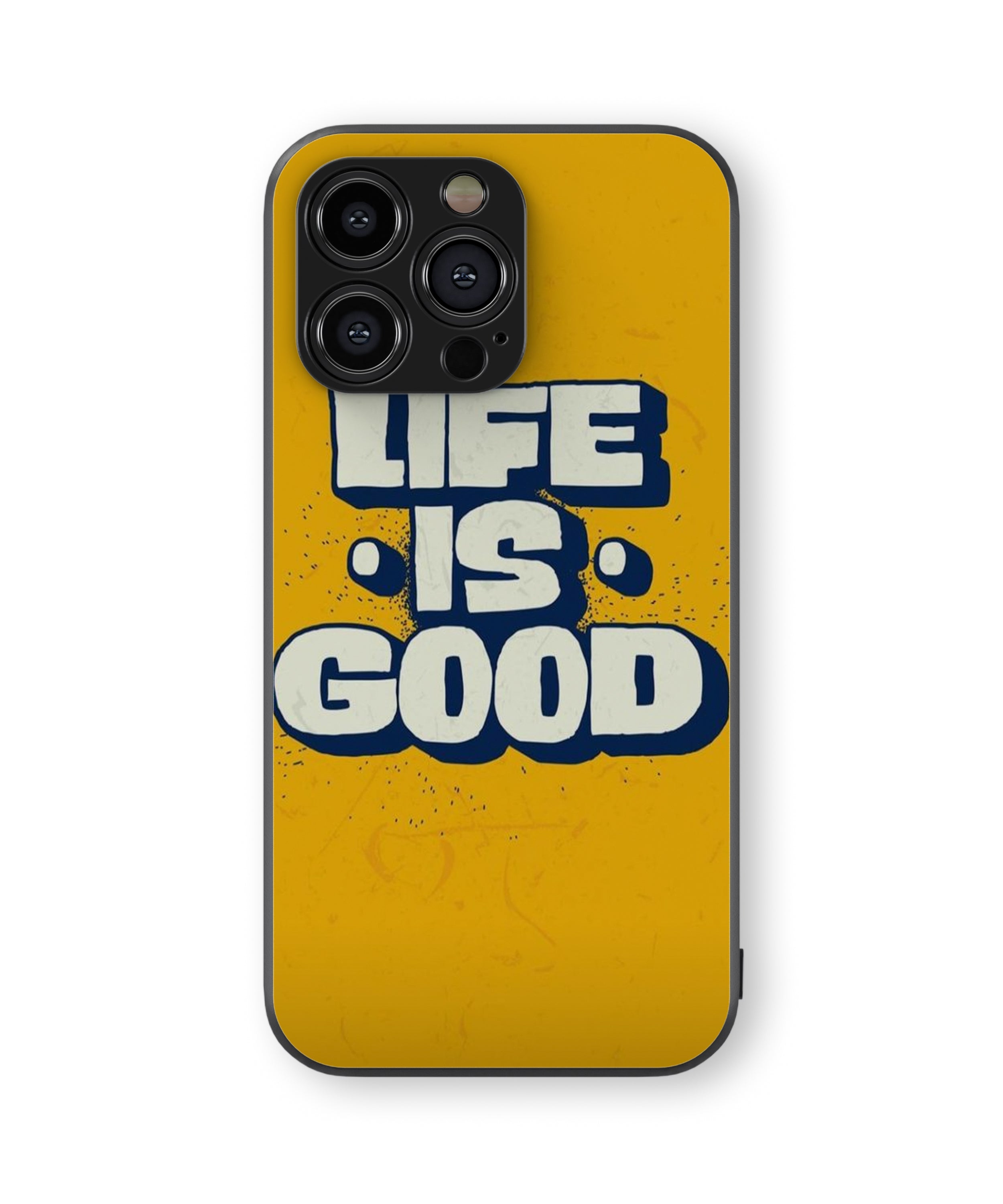 Life Is Good Hybrid Metal TPU Case