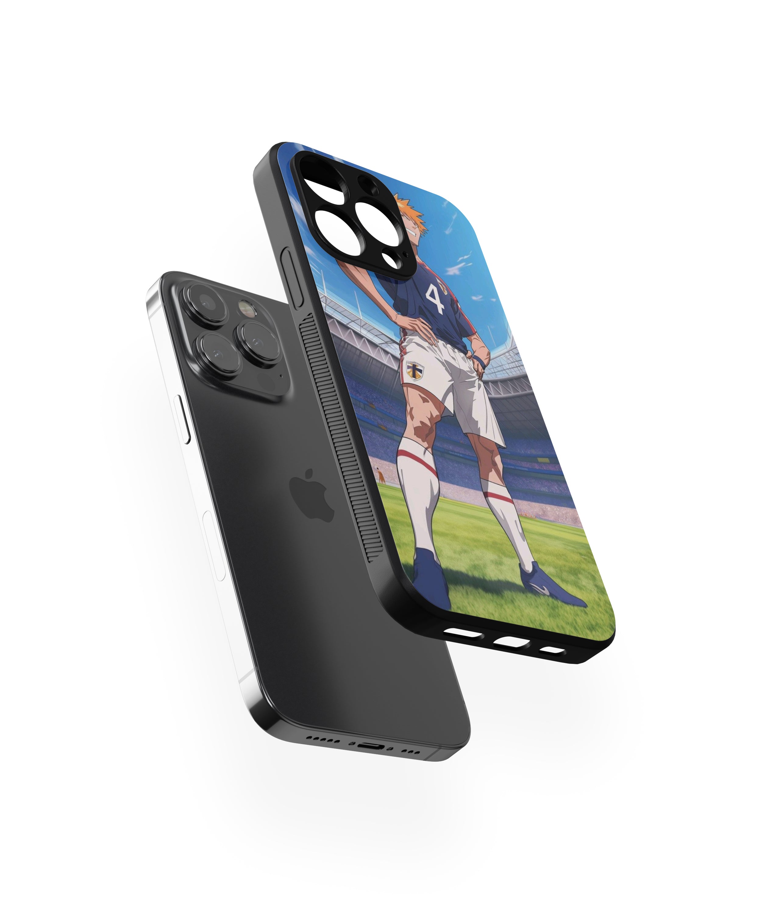 4 Number Hybrid Metal TPU Case
