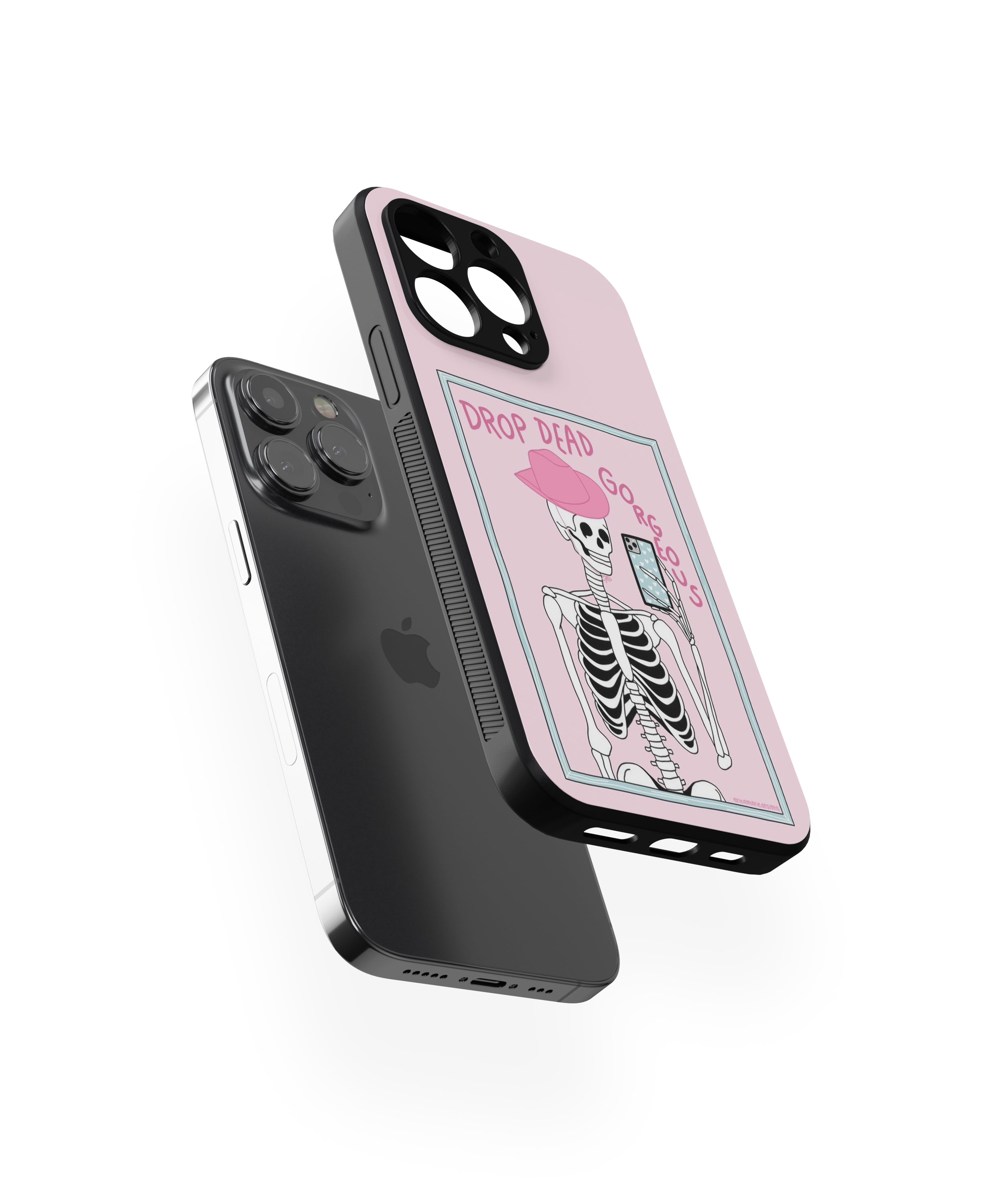 DROP DEAD Hybrid Metal TPU Case