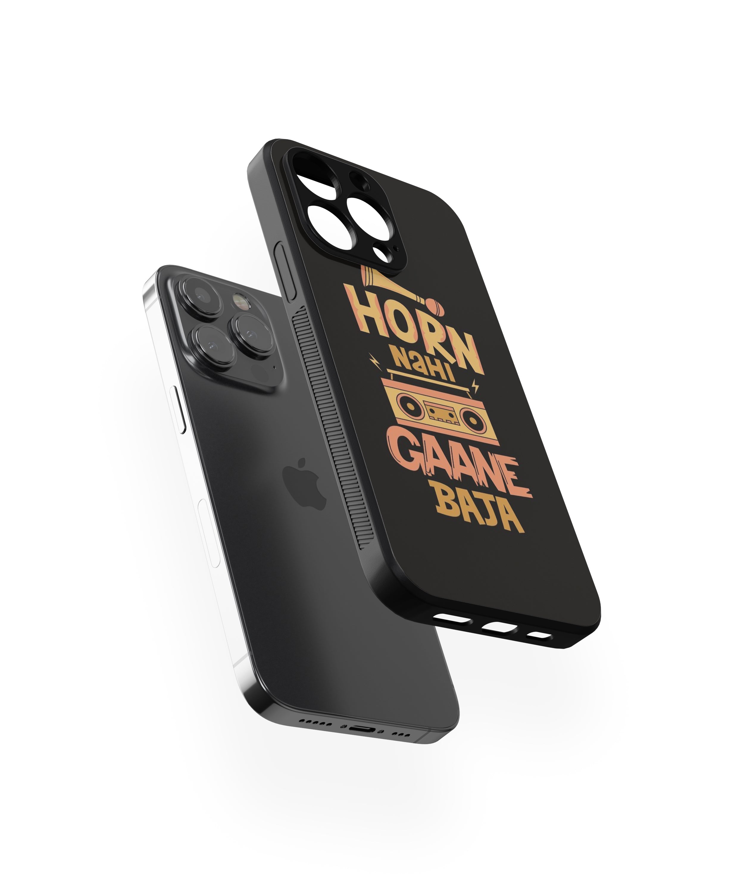 HORN NaHI GAANE BAJA, Hybrid Metal TPU Case