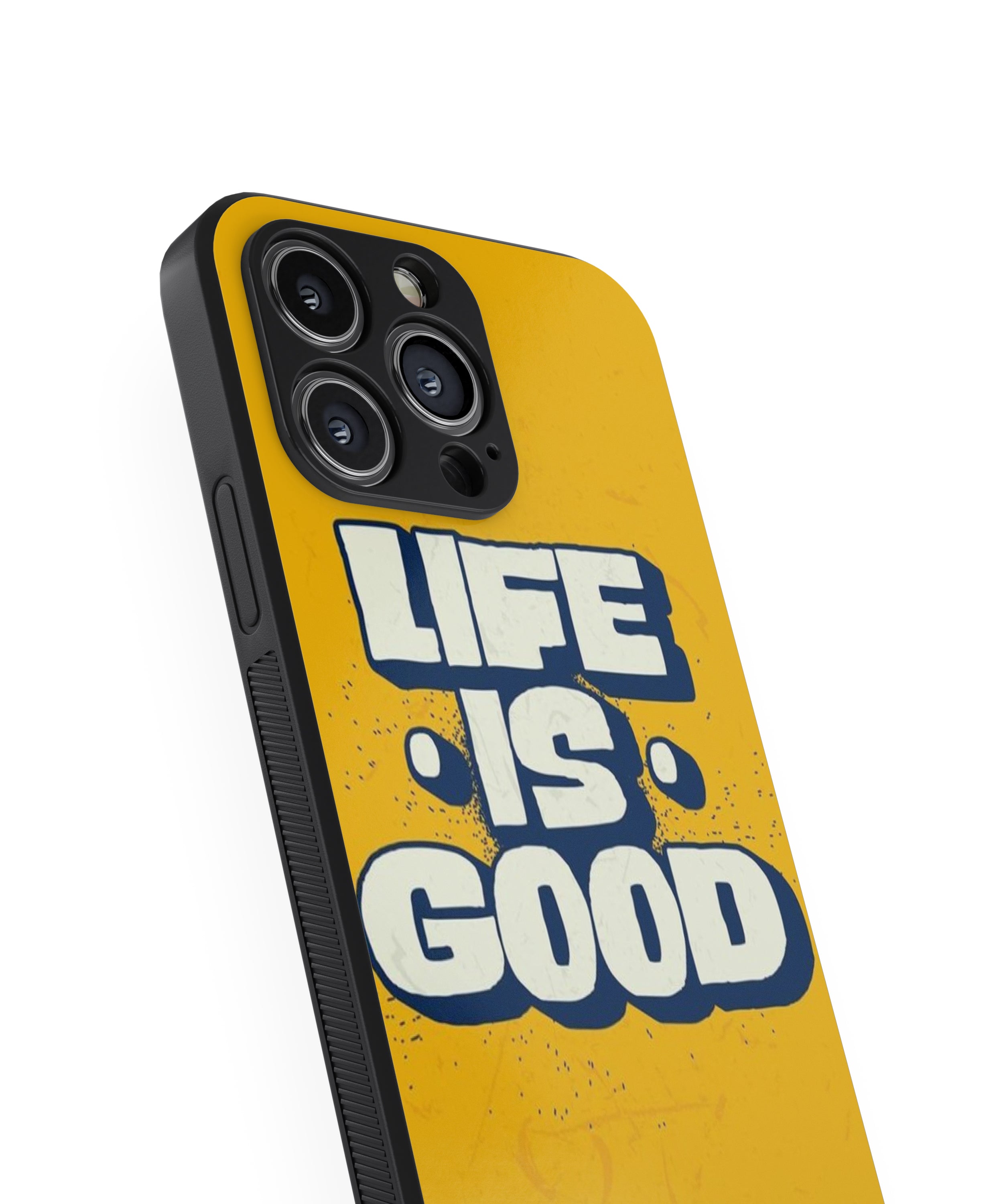Life Is Good Hybrid Metal TPU Case
