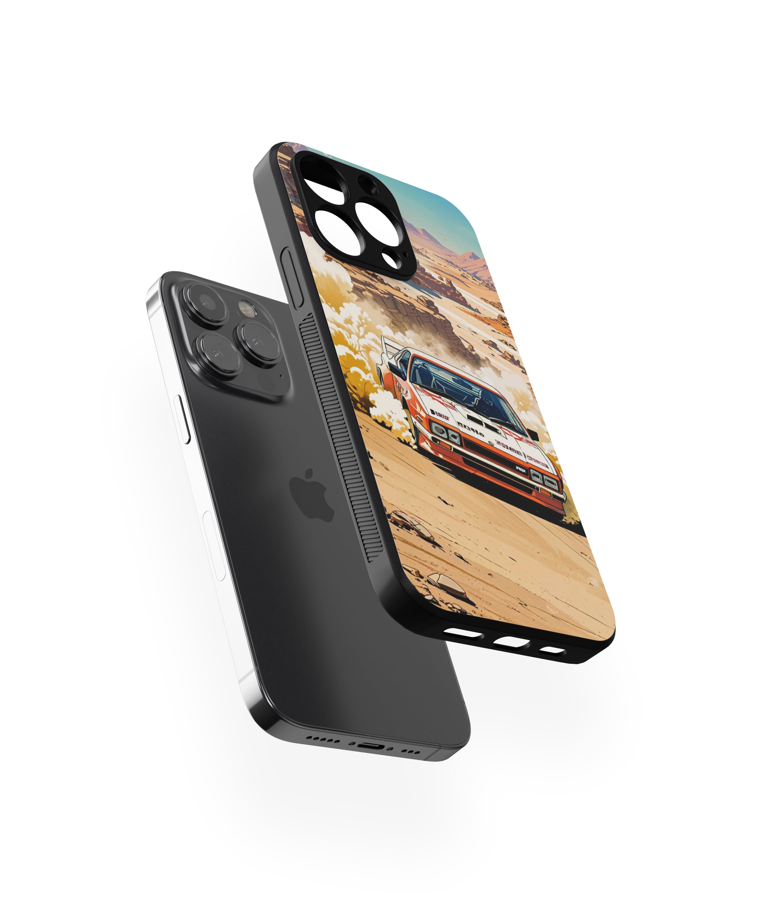 Vintage Car Hybrid Metal TPU Case
