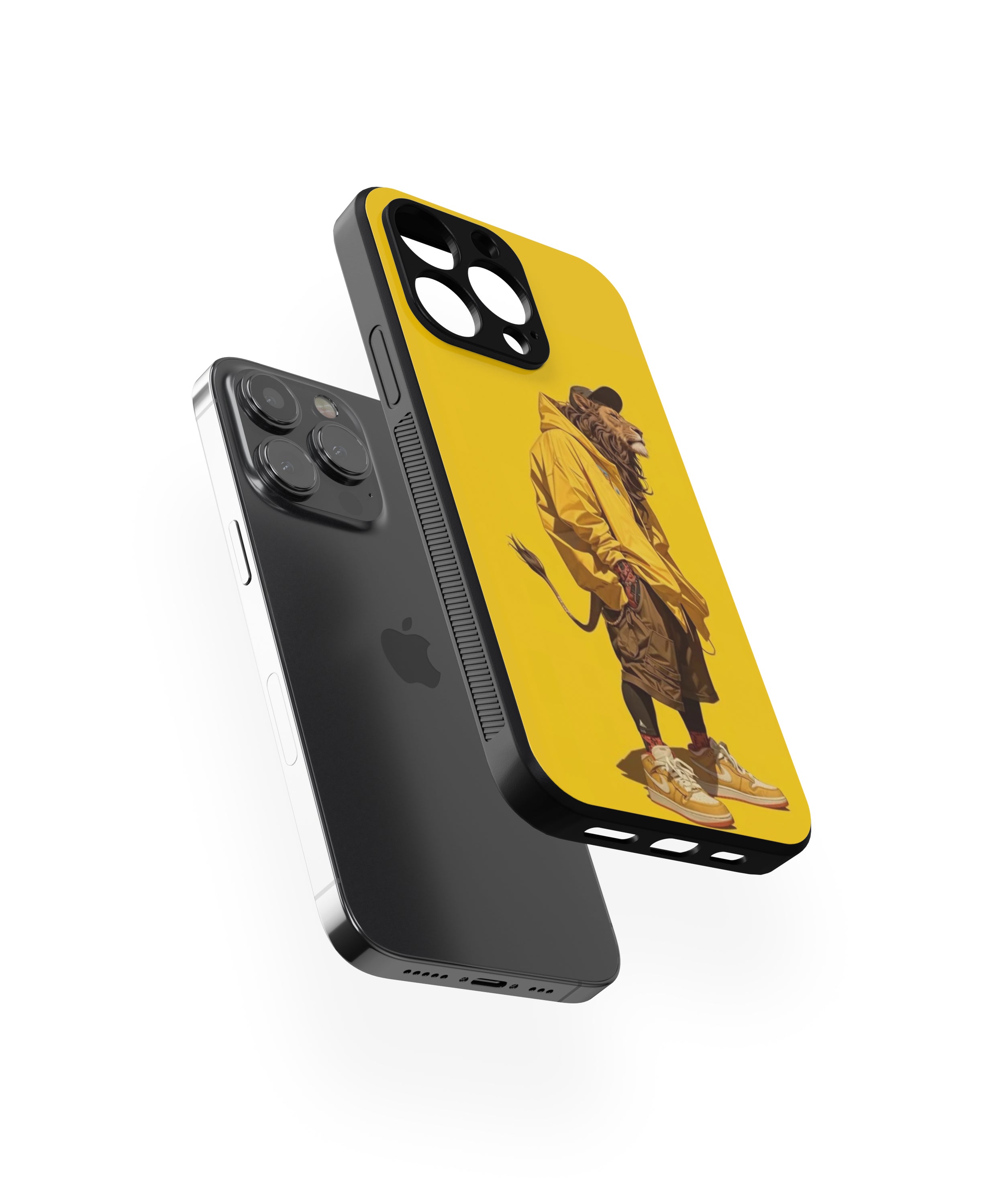 Lion Hybrid Metal TPU Case