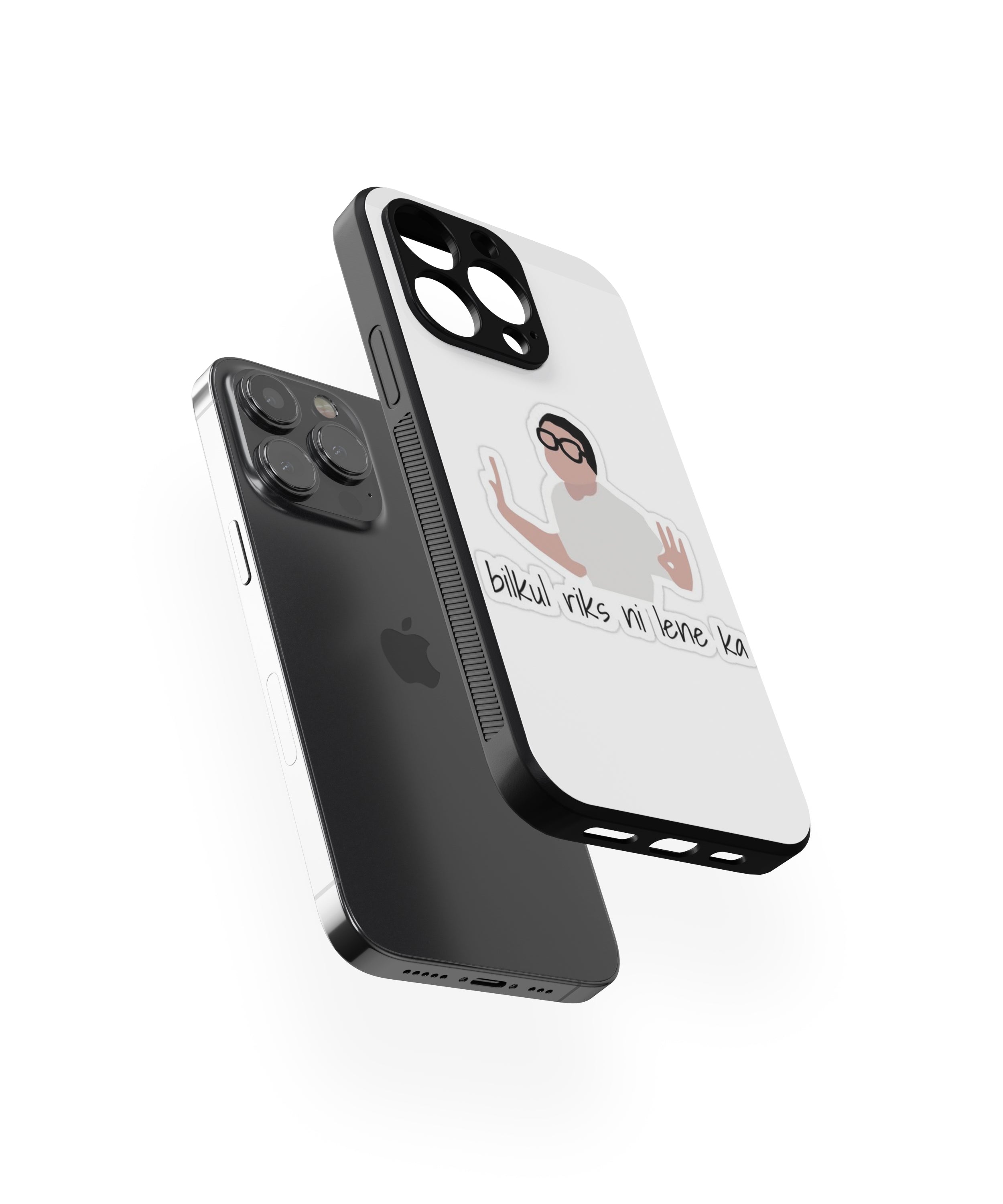 Bilkul Risk Nahi Lene Ka Hybrid Metal TPU Case