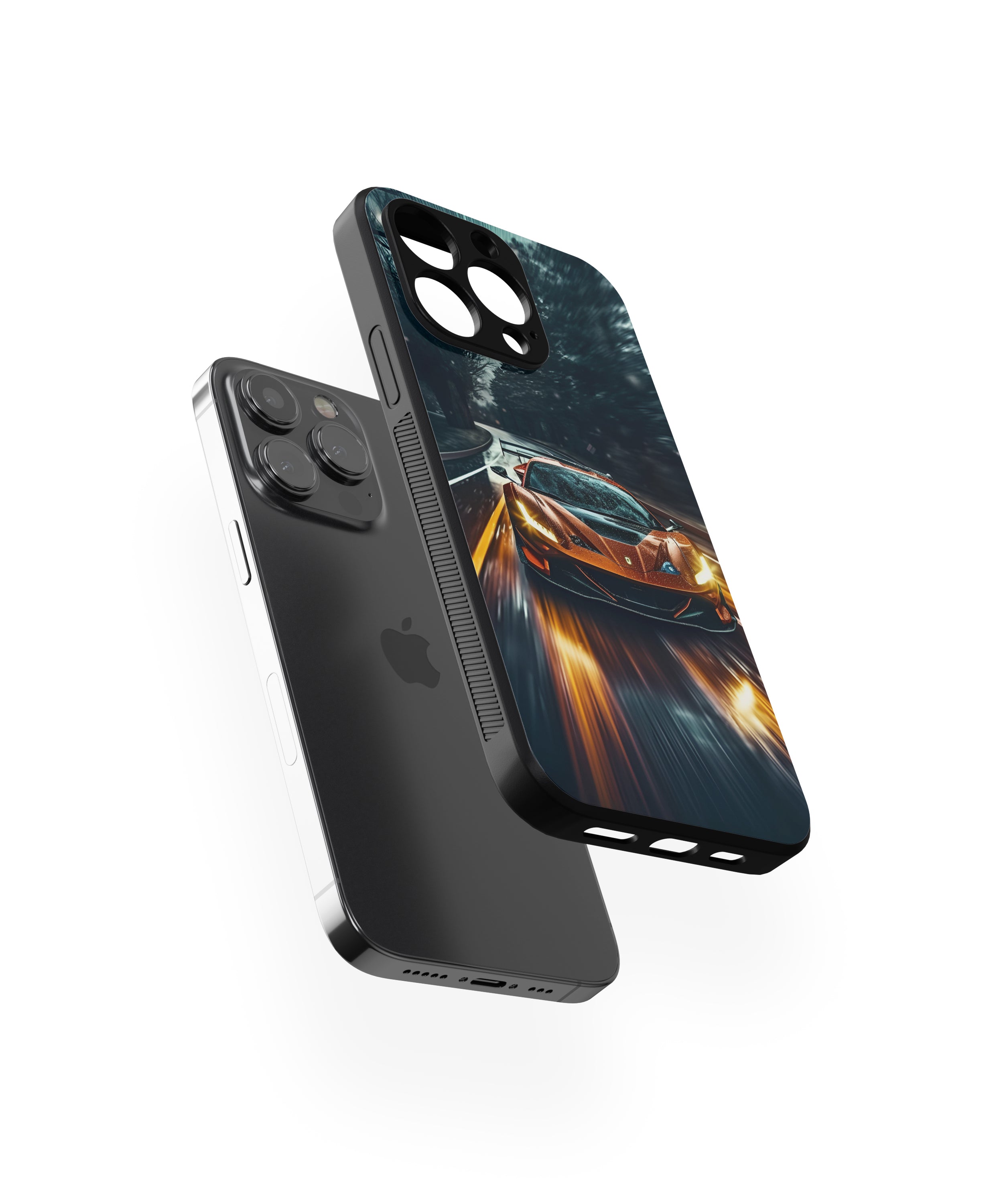High Speed Racing Hybrid Metal TPU Case