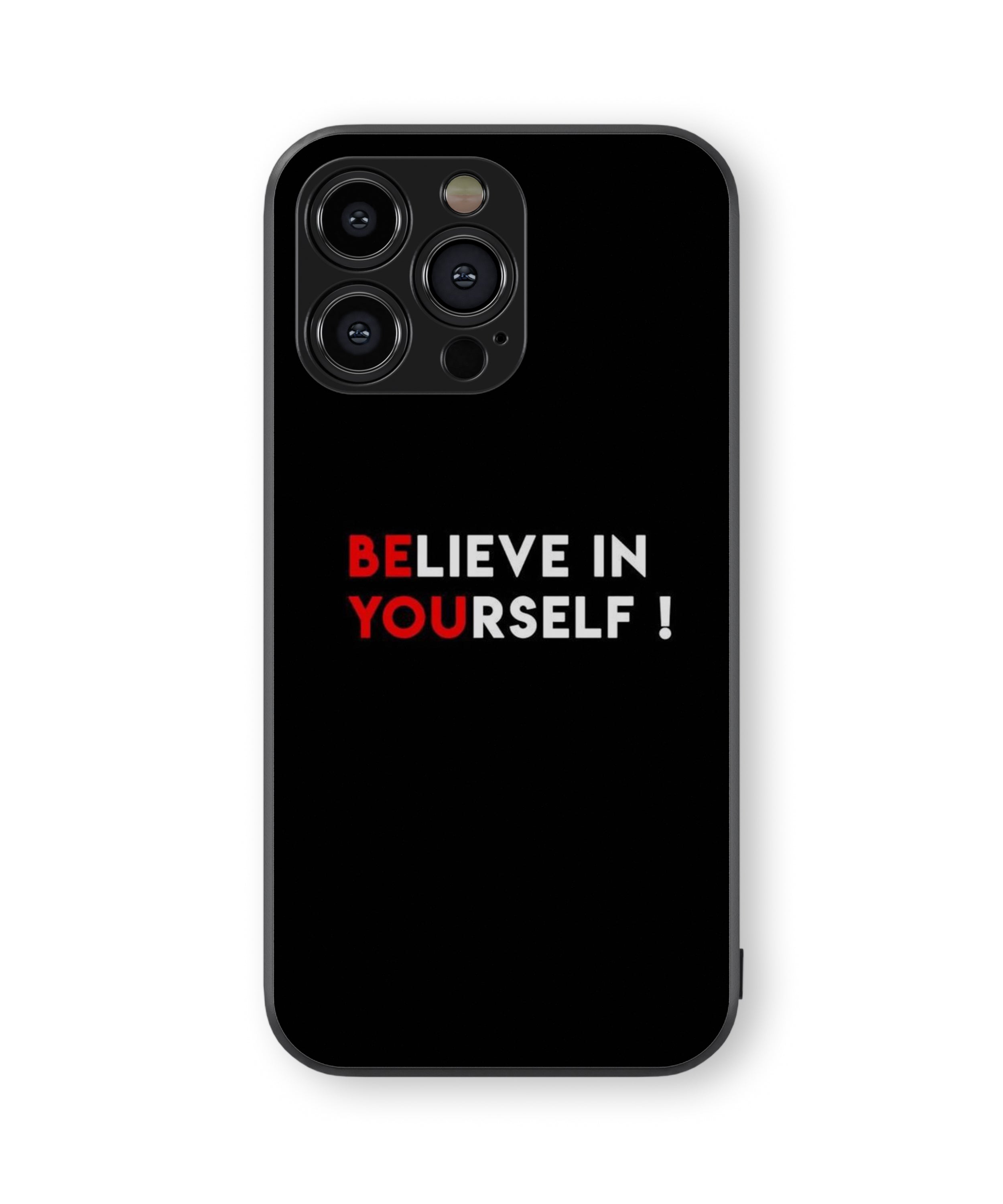 BELIEVE IN YOURSELF! Hybrid Metal TPU Case
