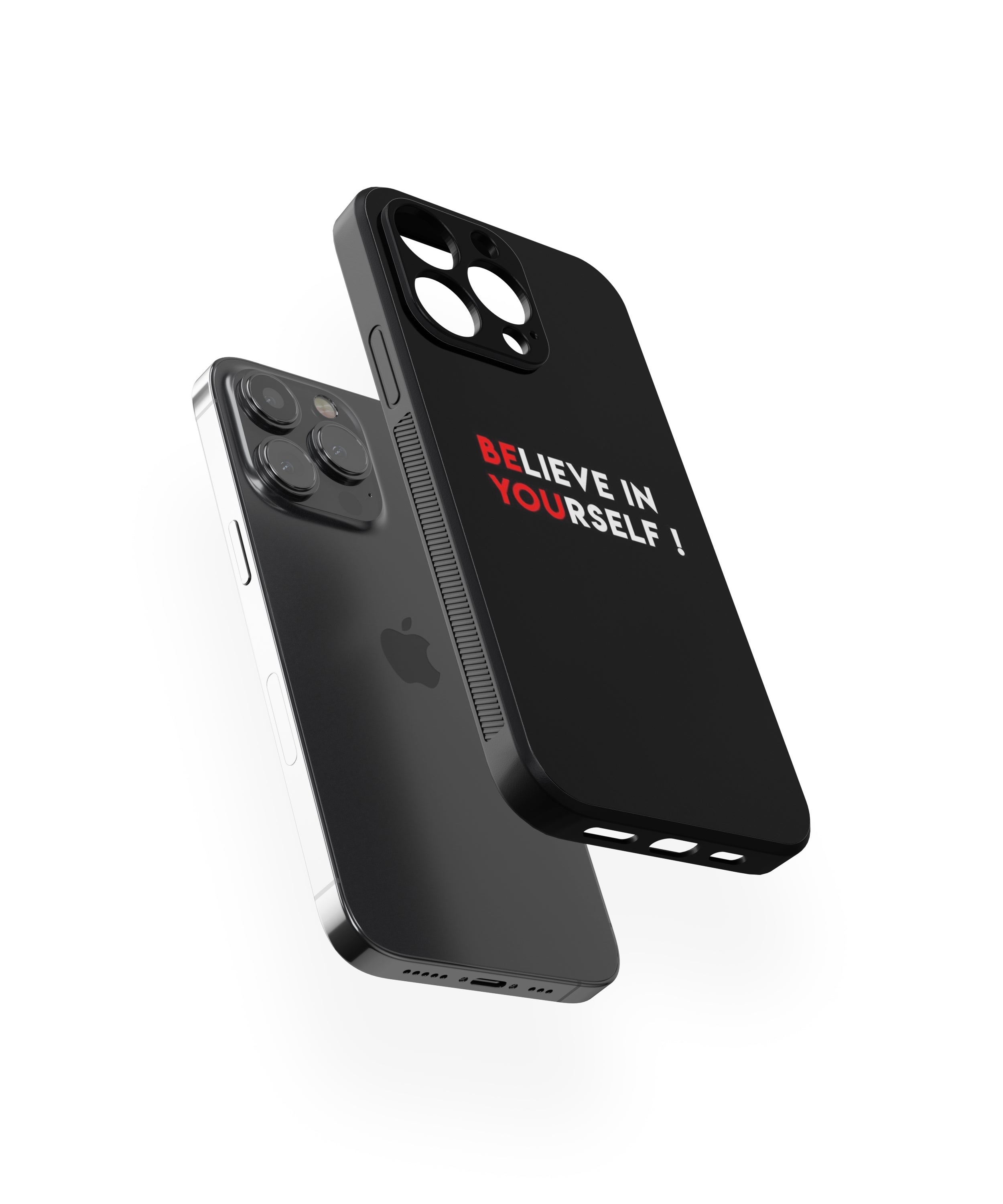 BELIEVE IN YOURSELF! Hybrid Metal TPU Case