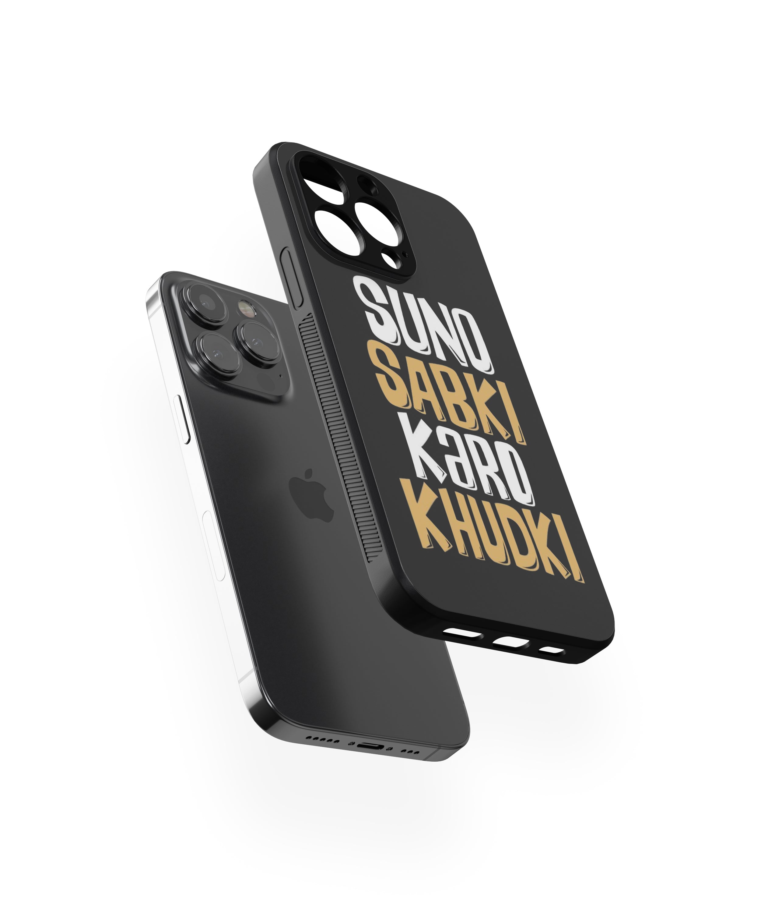 Suno Sabki Karo Khudki Hybrid Metal TPU Case
