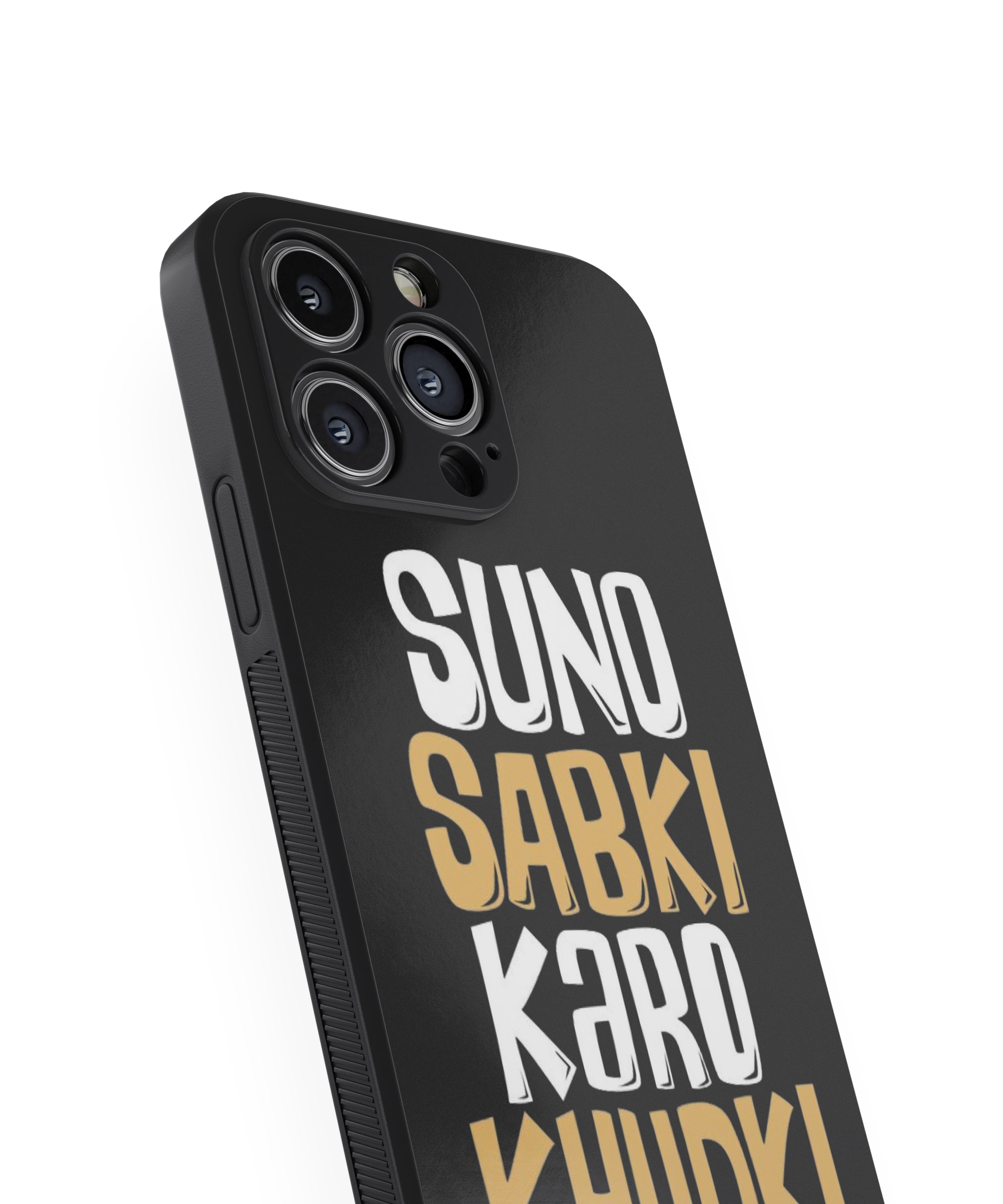 Suno Sabki Karo Khudki Hybrid Metal TPU Case