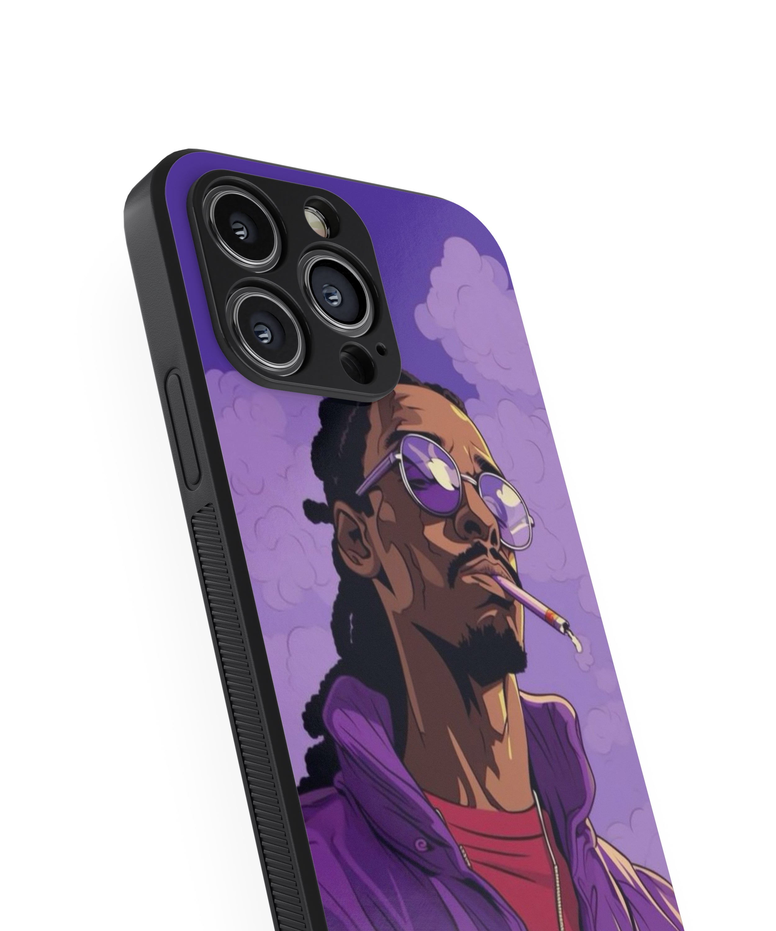 Smoking Hip Hop Hybrid Metal TPU Case