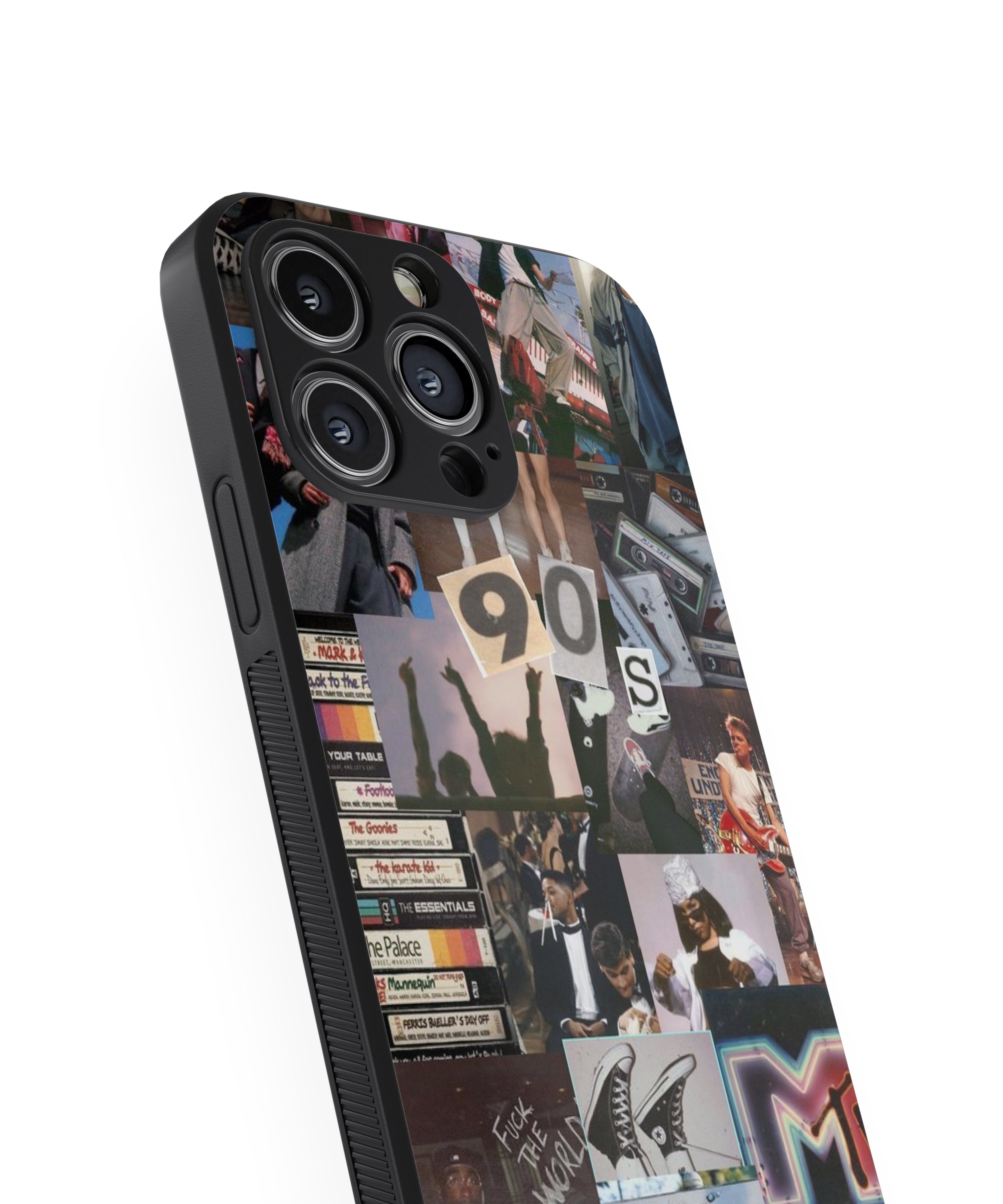 90'S Hybrid Metal TPU Case
