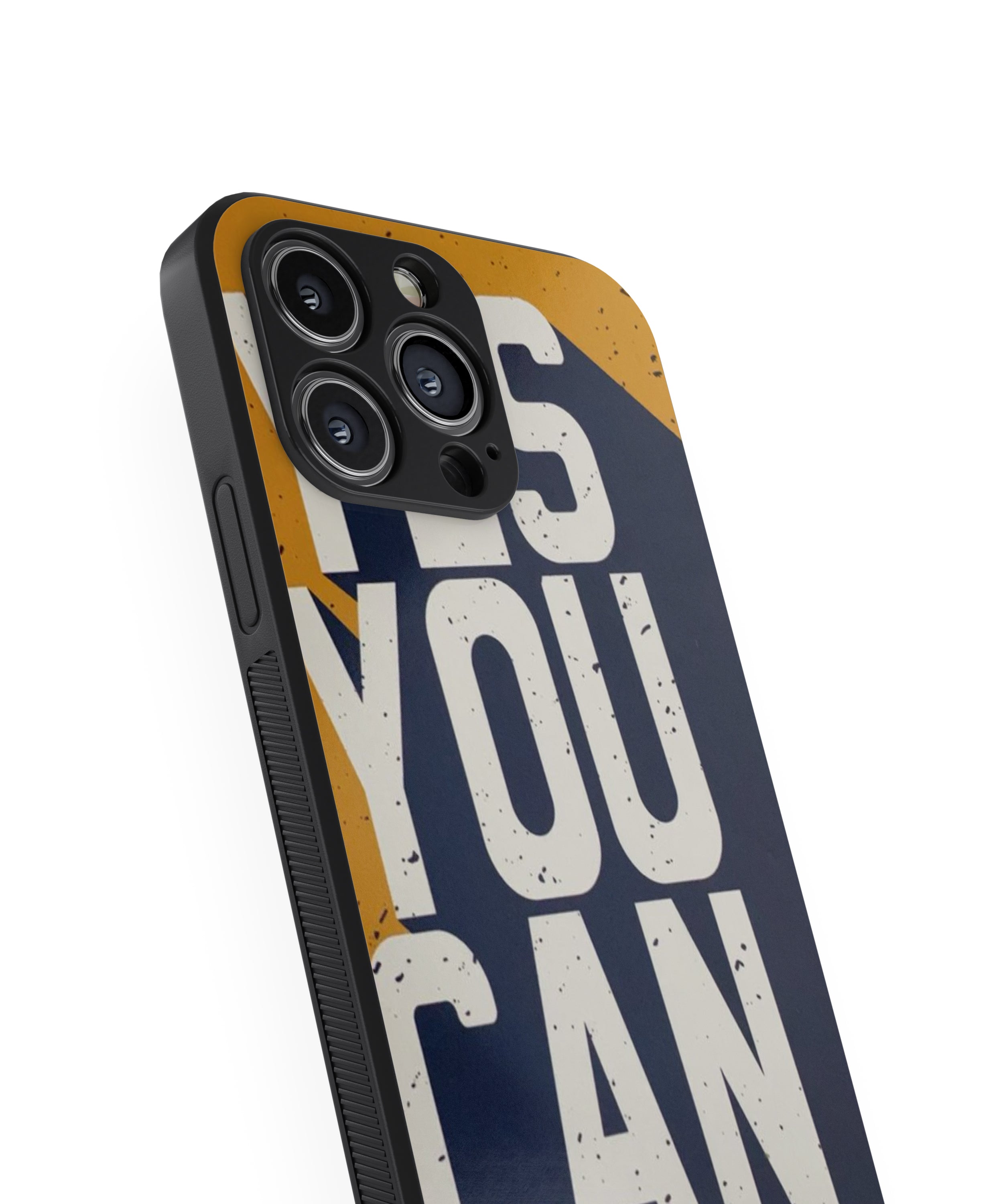 Yes You Can Do It Hybrid Metal TPU Case
