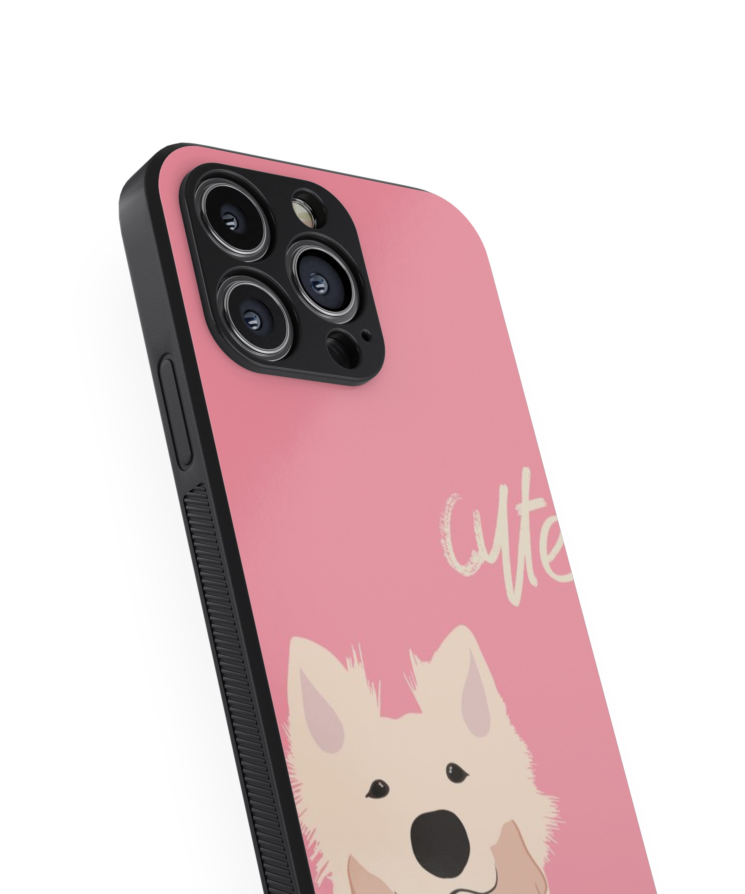 Cute Puppy Hybrid Metal TPU Case