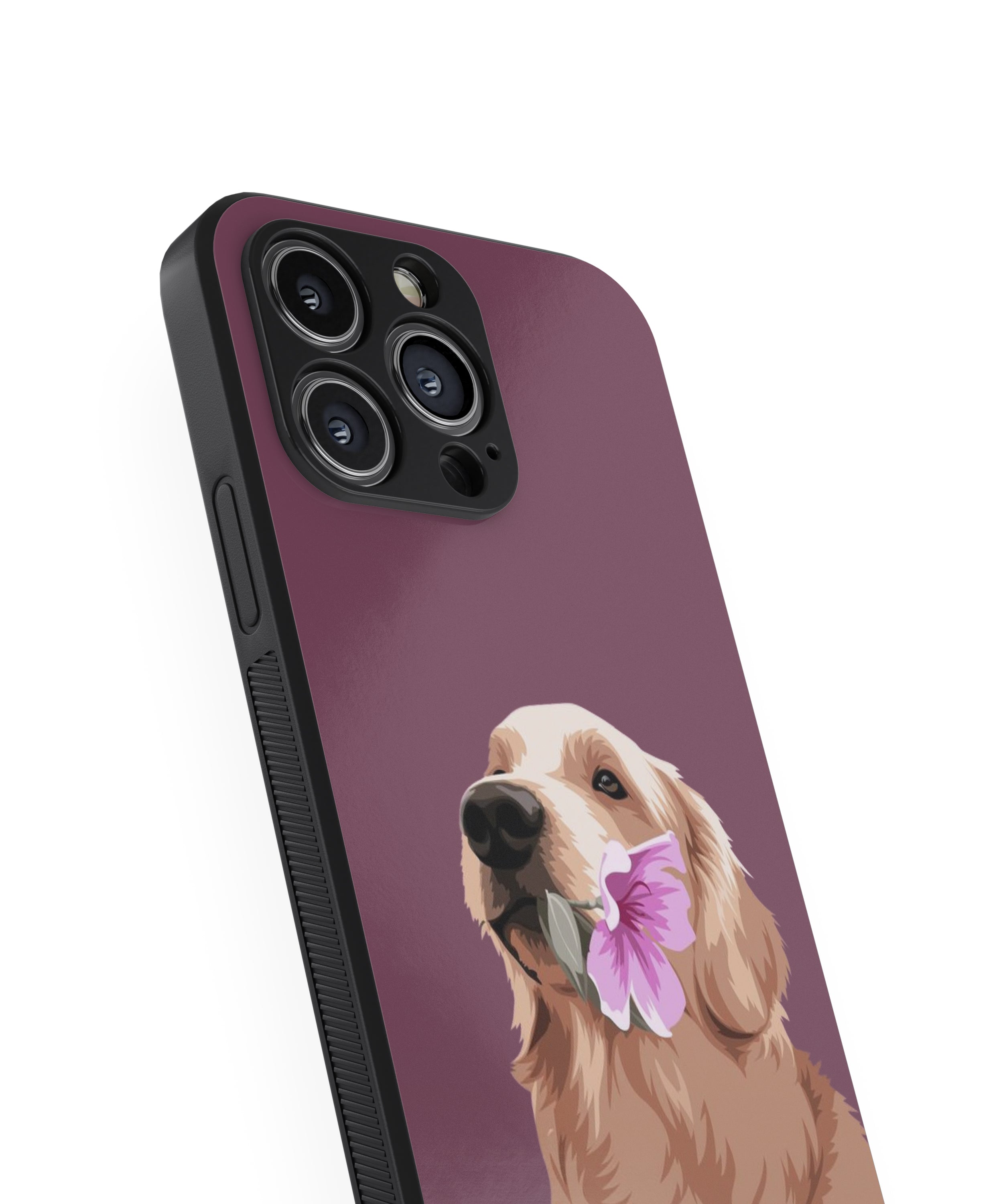 Labrador Dog Hybrid Metal TPU Case