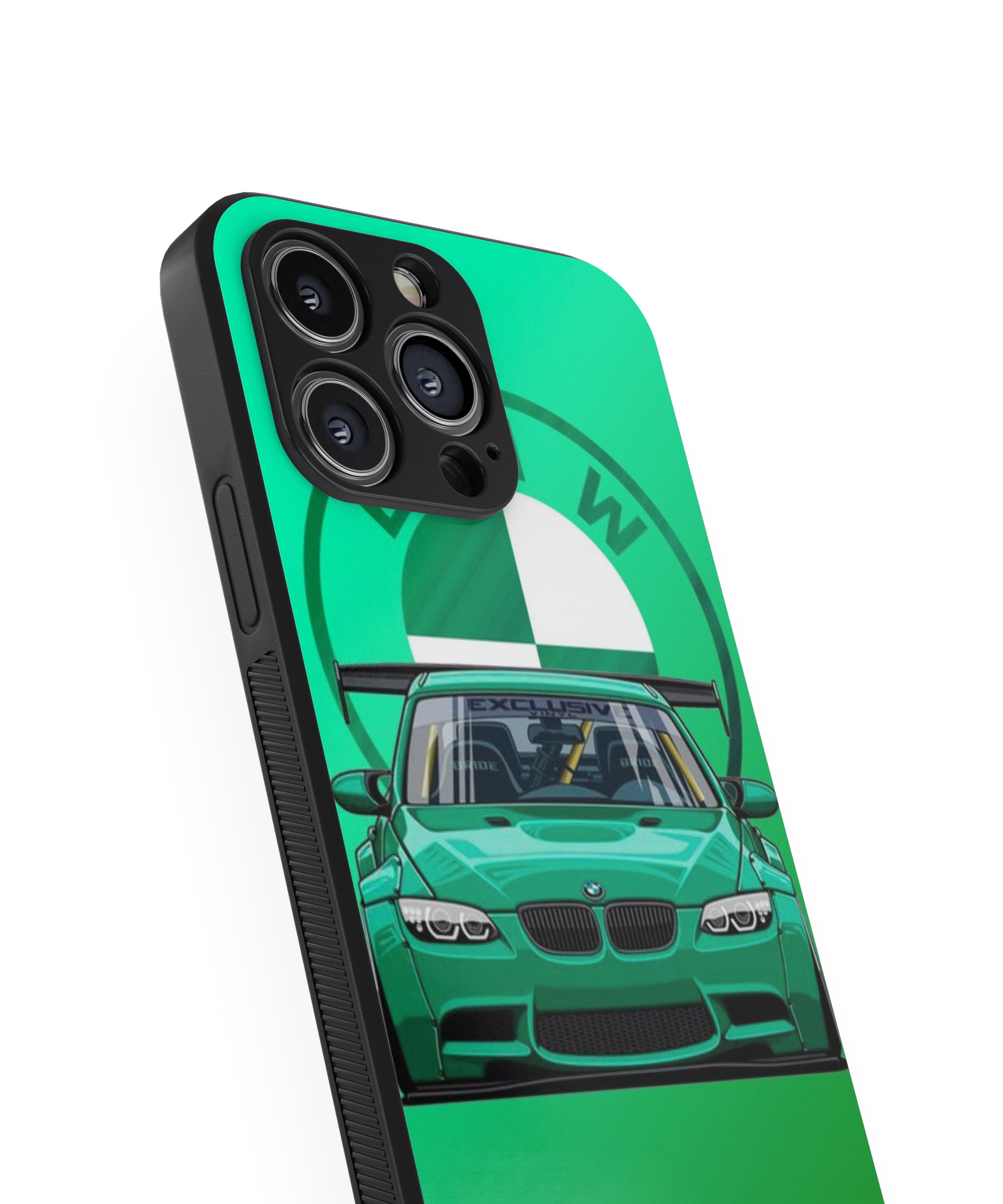 BMW GREEN Hybrid Metal TPU Case