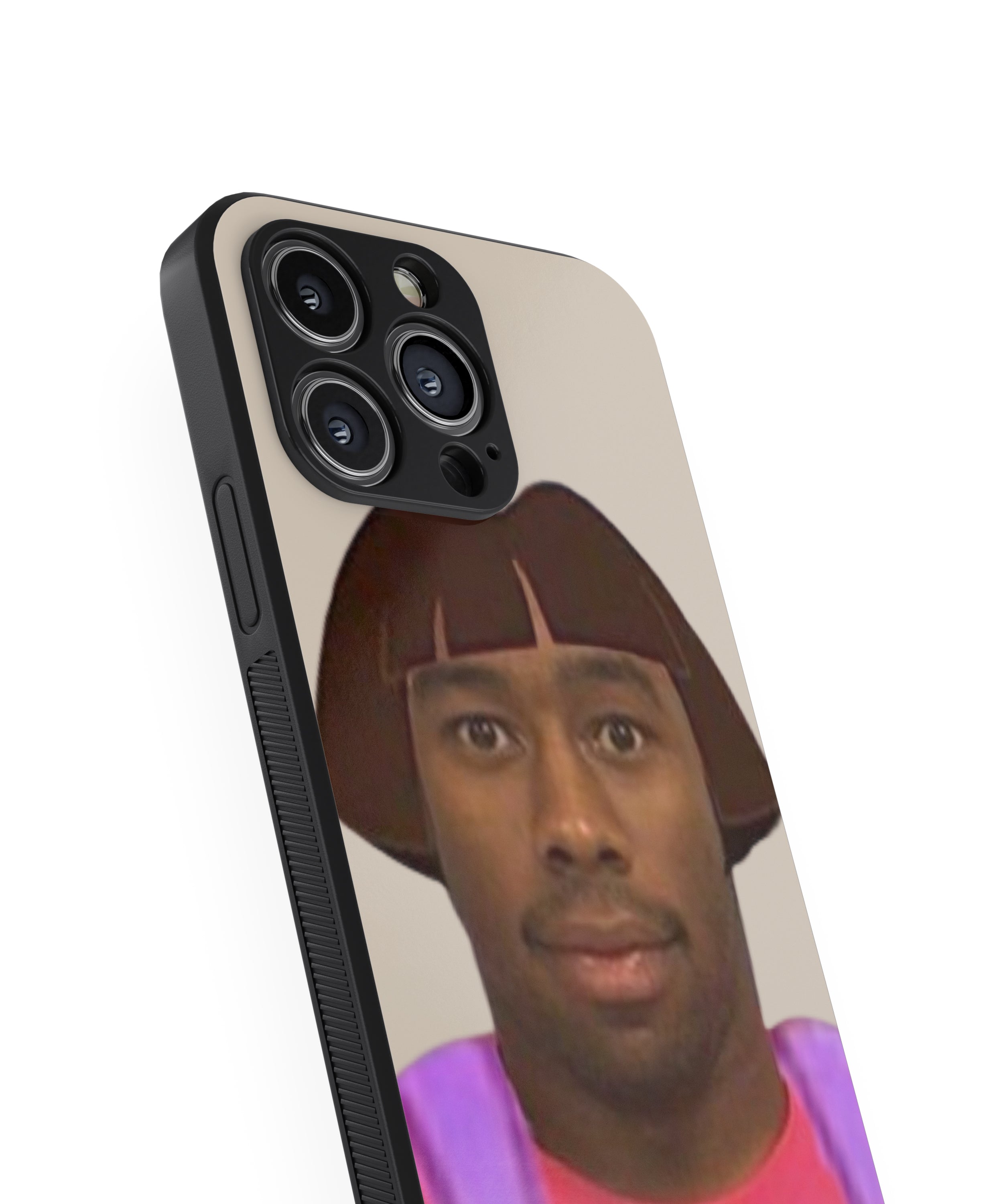 Brown Hair Men Hybrid TPU Case