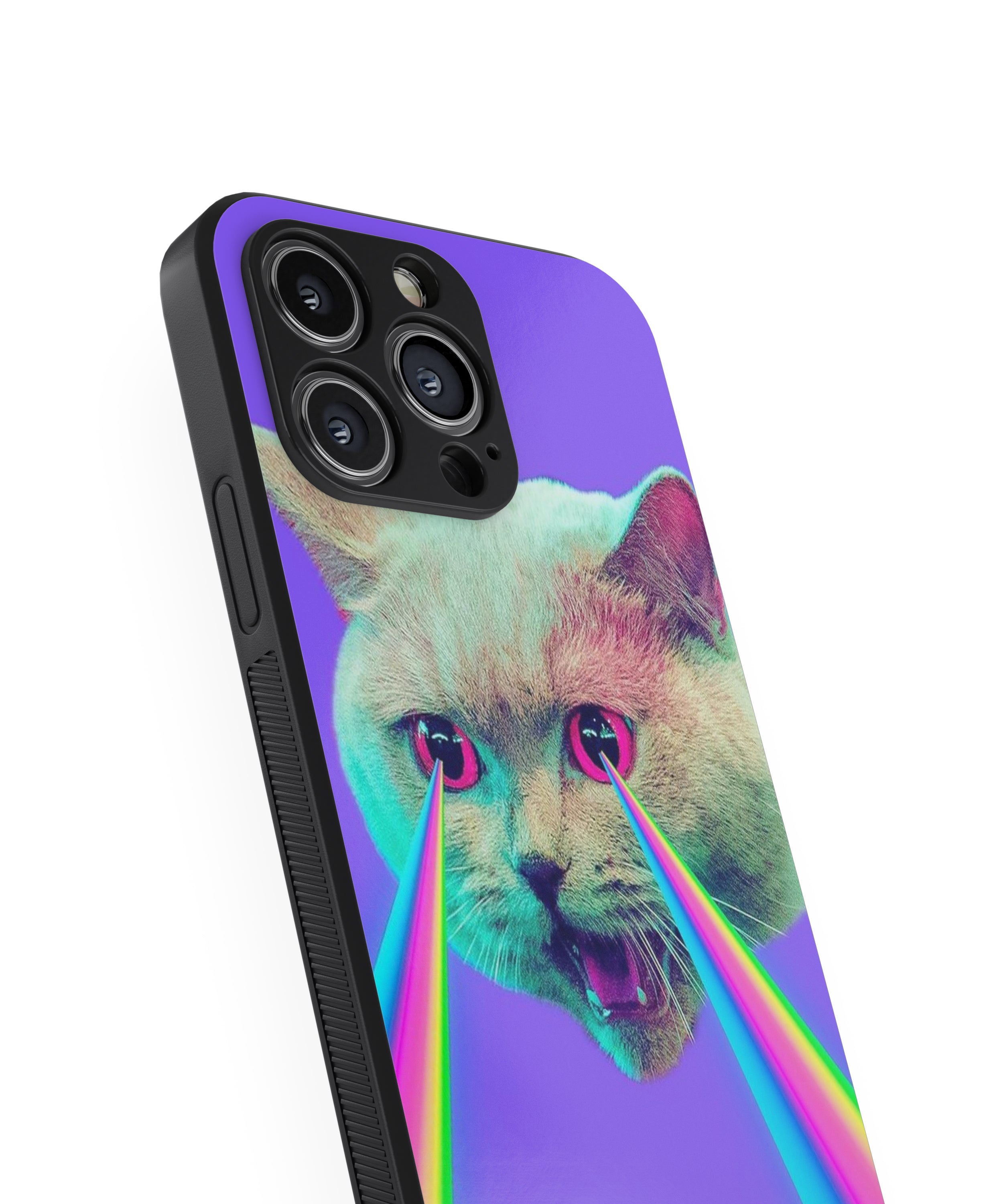 Cat Eye Rainbow Hybrid TPU Case