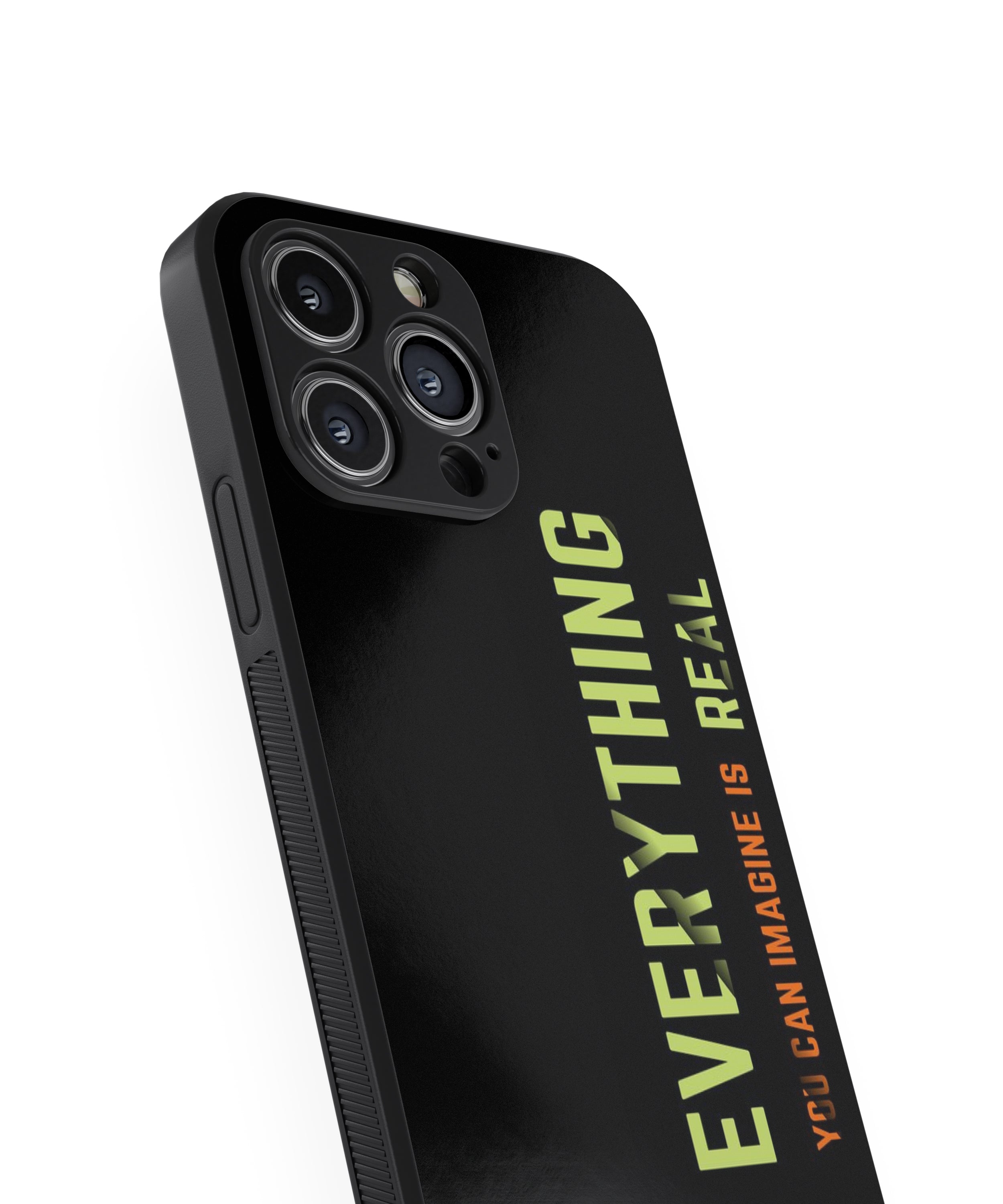 EVERYTHING YBU CAN IMAGINE IS REAL Hybrid Metal TPU Case