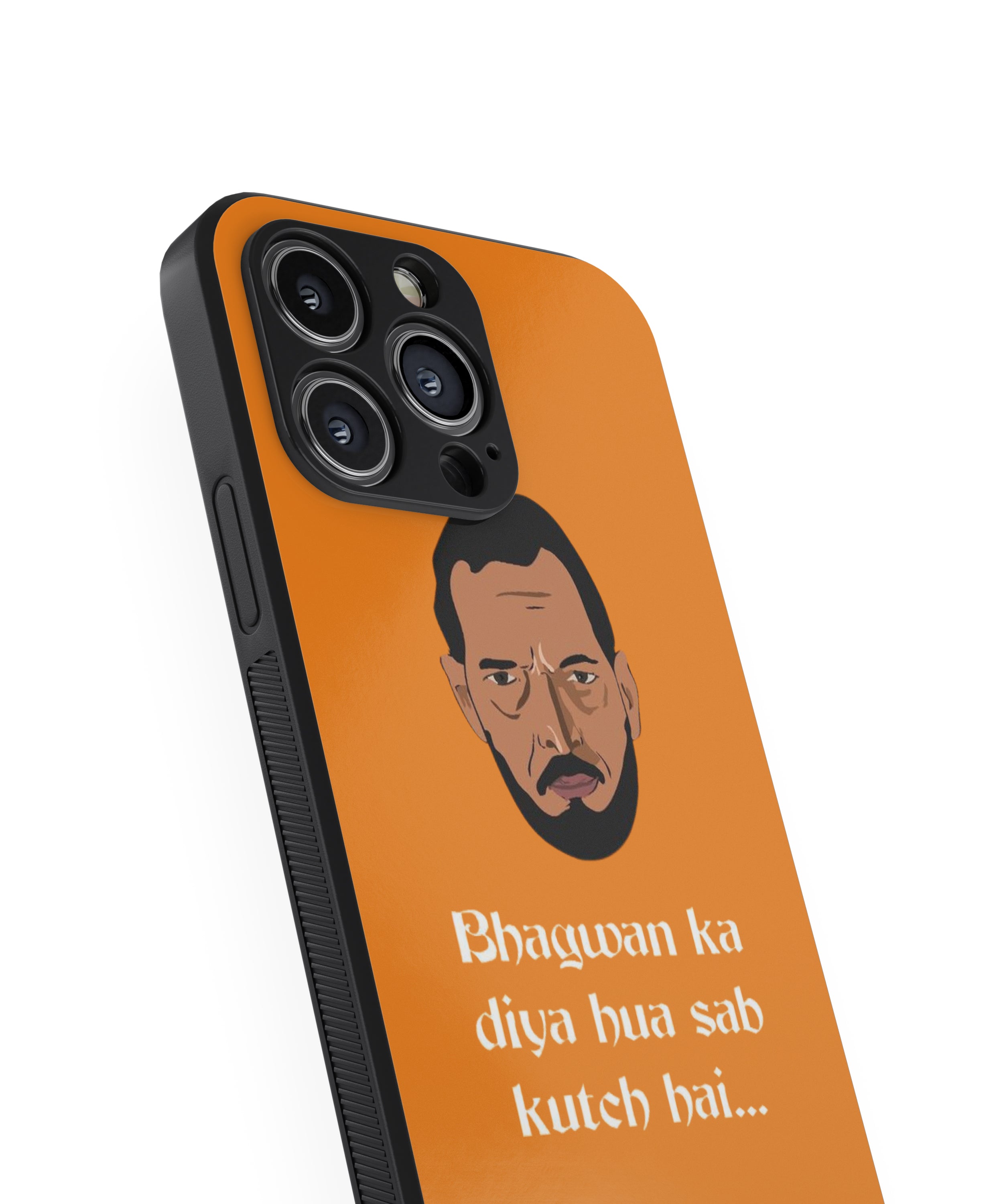 Bhagwan ka diya hau sab kuch hai Hybrid Metal TPU Case
