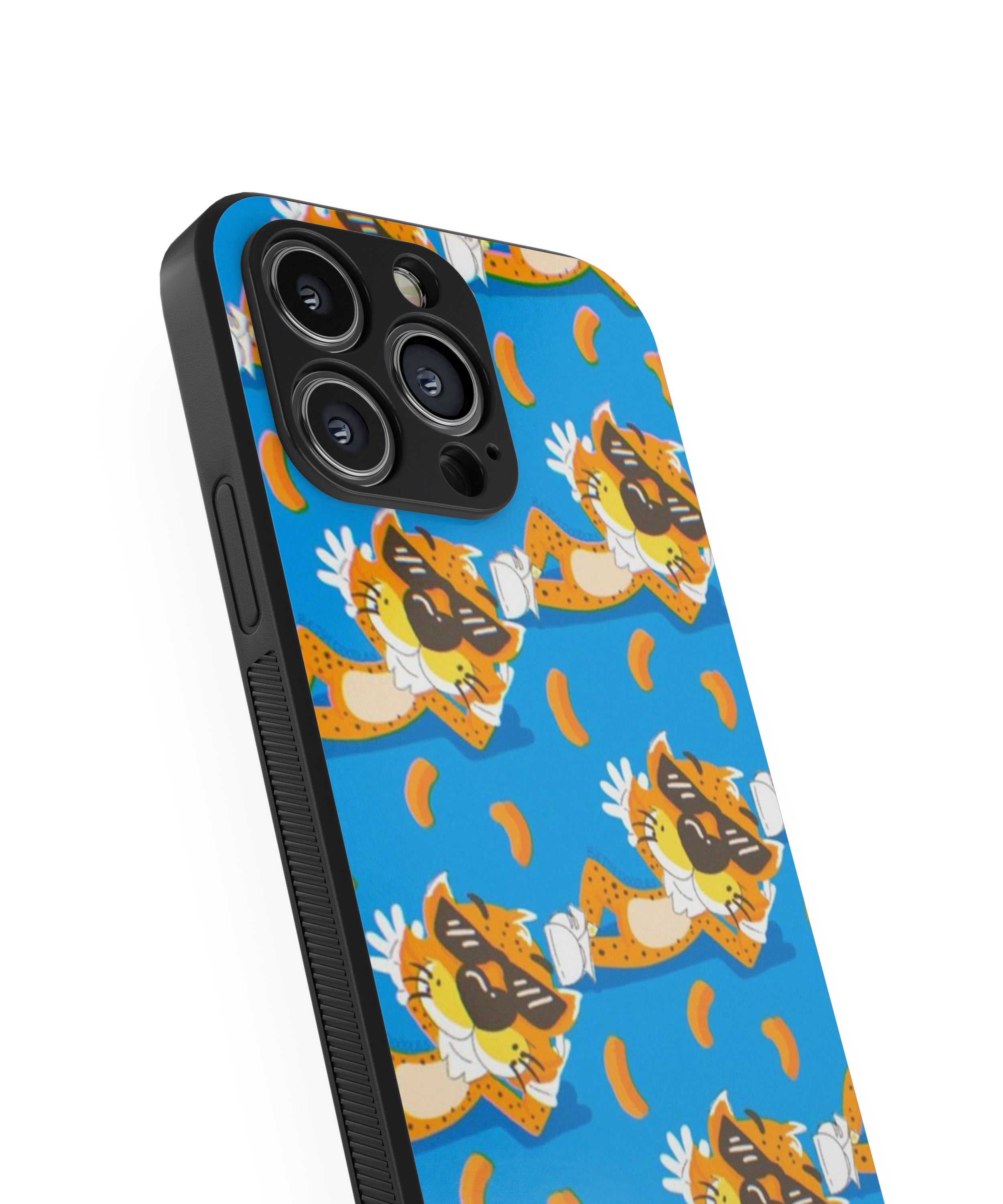 Cat With Sunglasses Hybrid Metal TPU Case