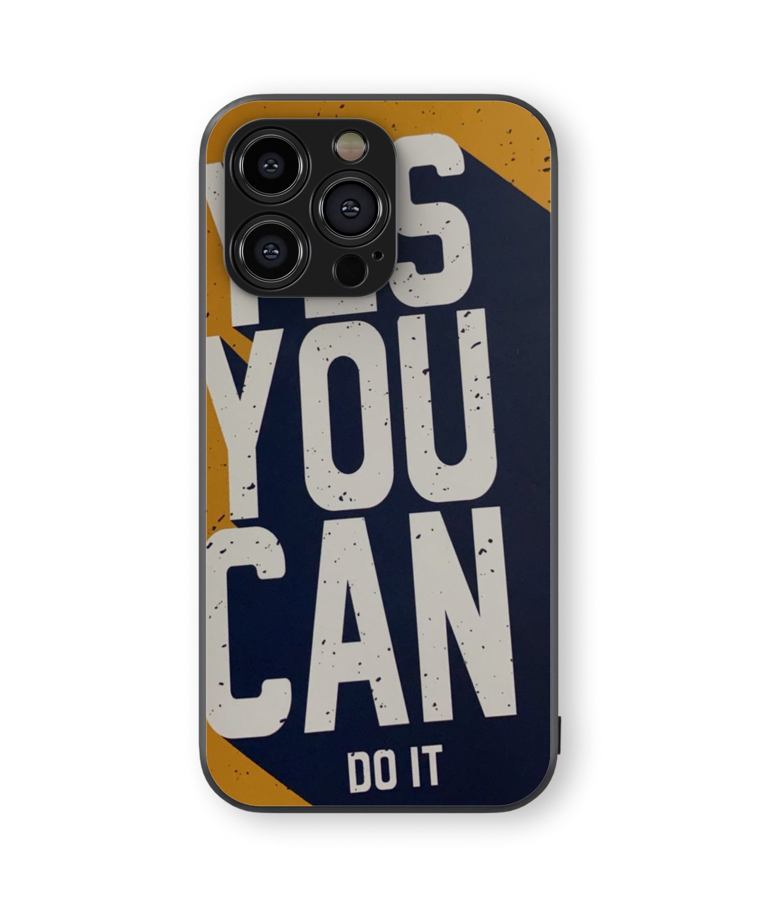 Yes You Can Do It Hybrid Metal TPU Case