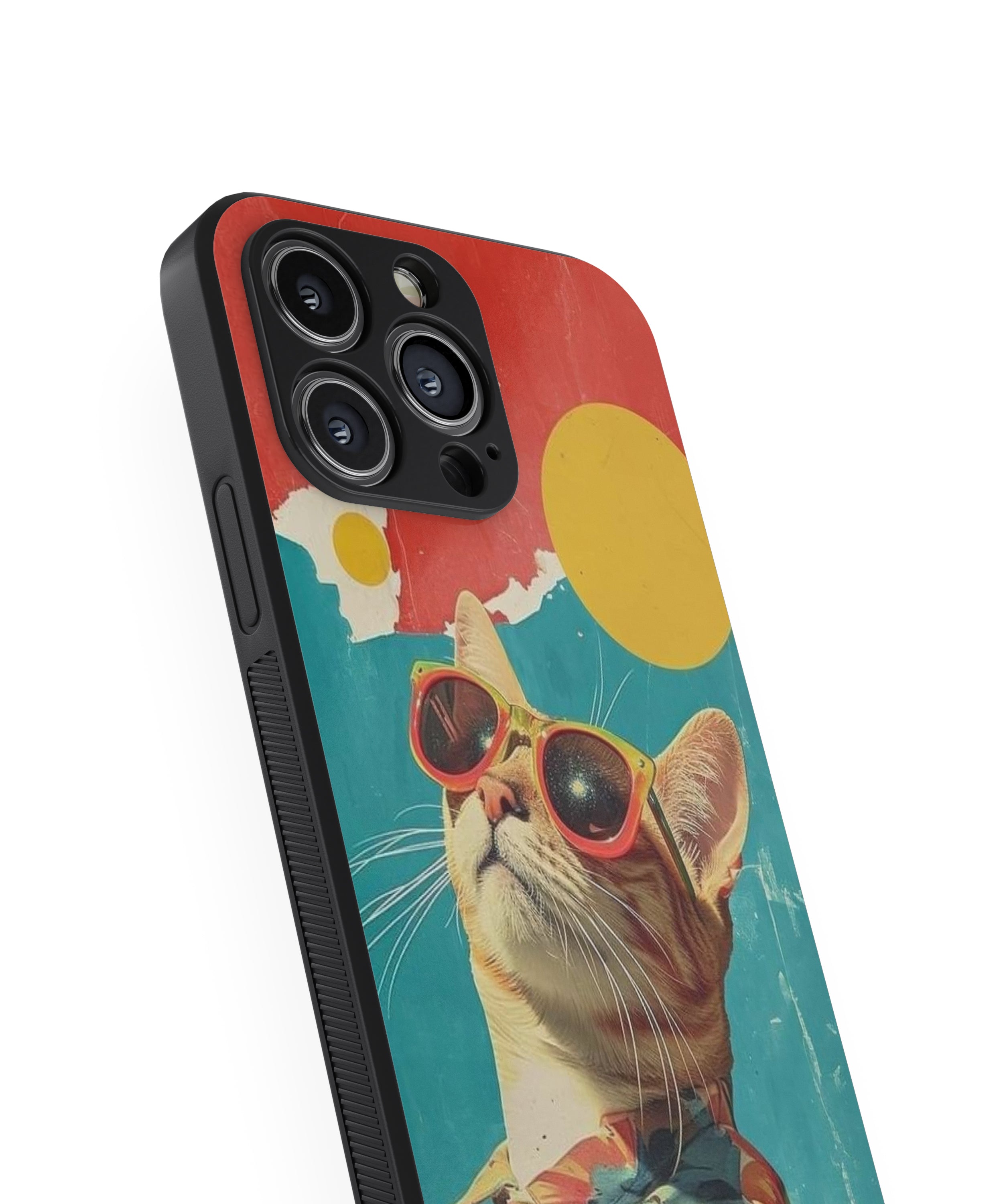 Colorful Cat Hybrid TPU Case